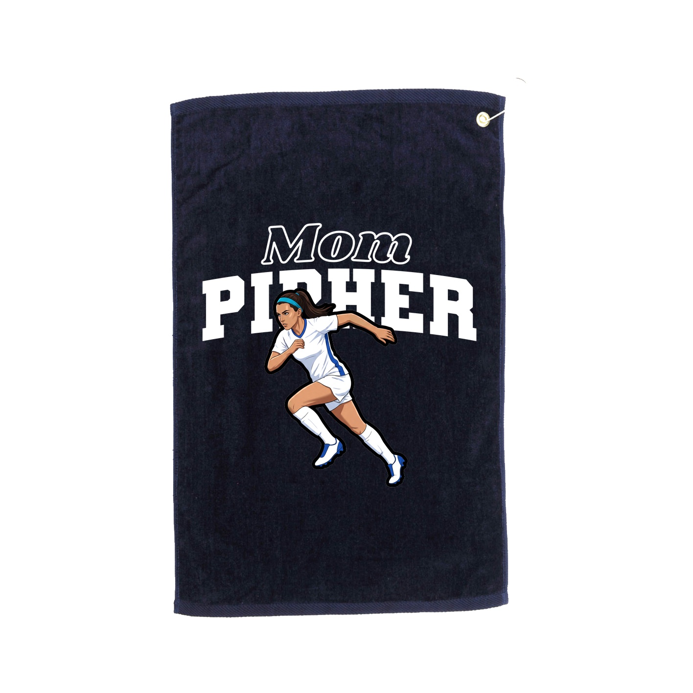 Golf Towel — Mothers Day Block in Navy