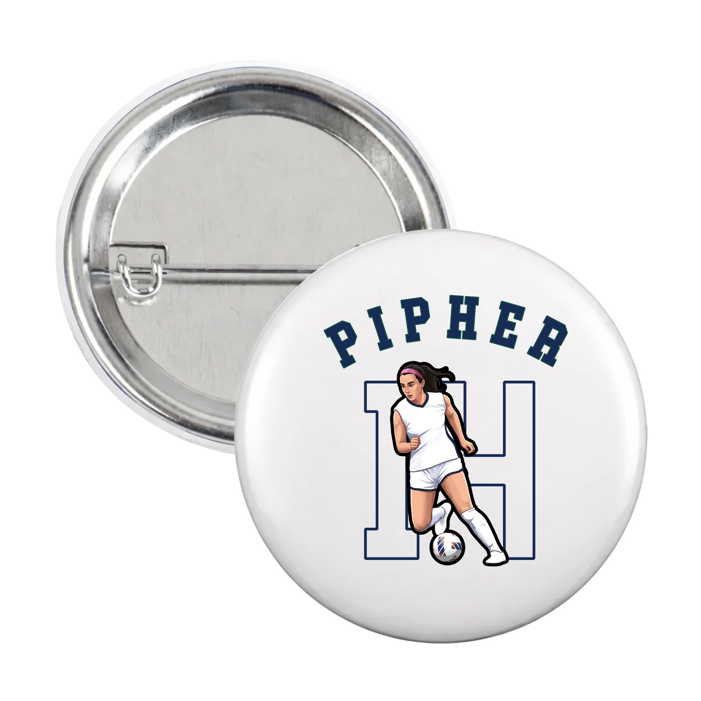 Game Day Button — Shirsey Arch in White