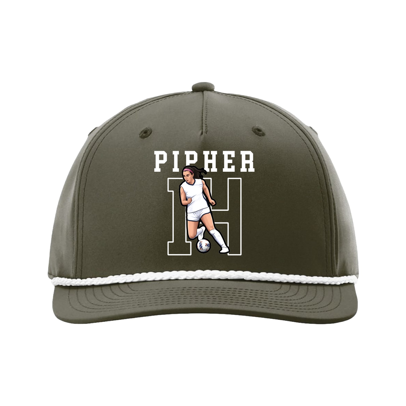 Five-Panel Classic Rope Cap — Shirsey in Green