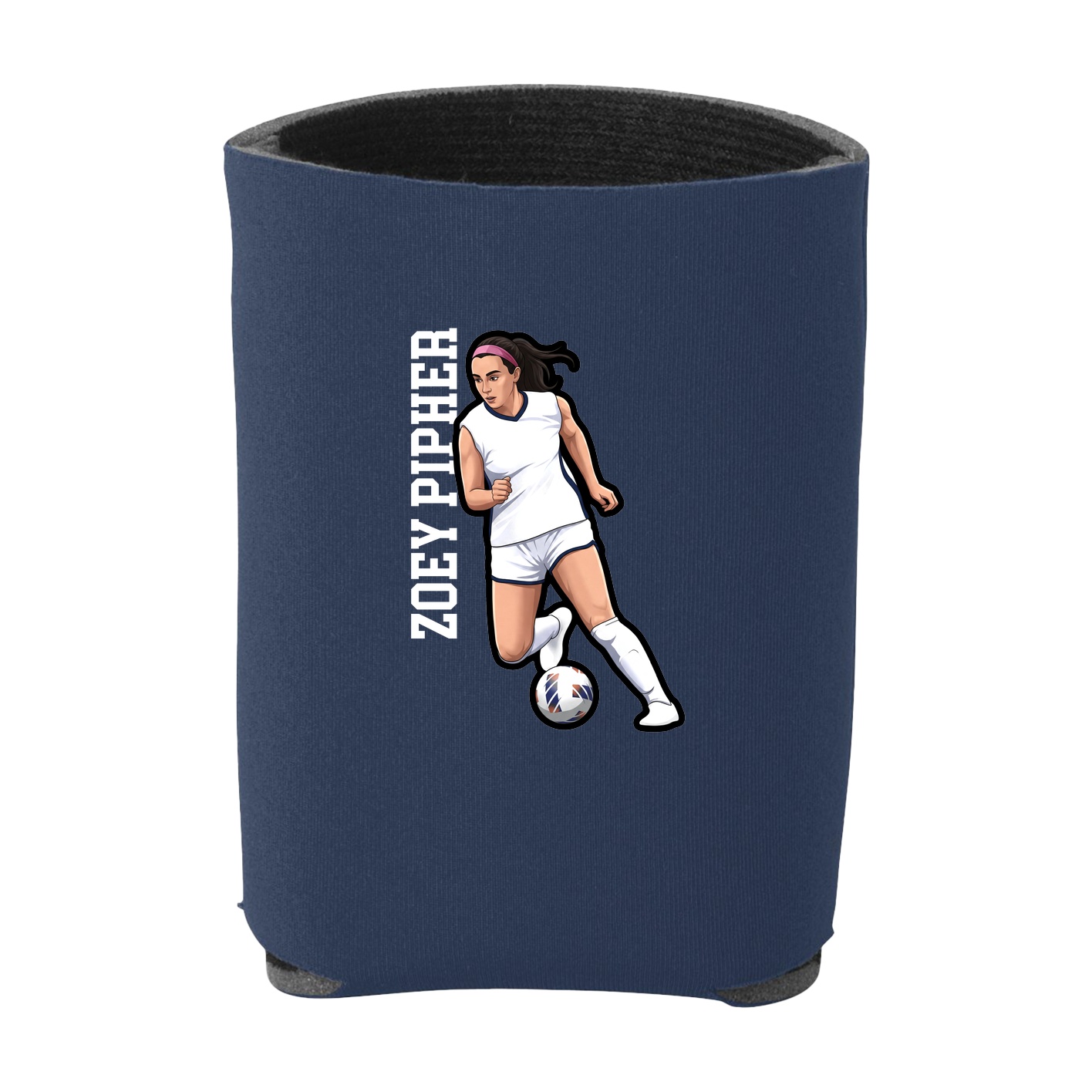Can Holder — Name Vertical in Navy