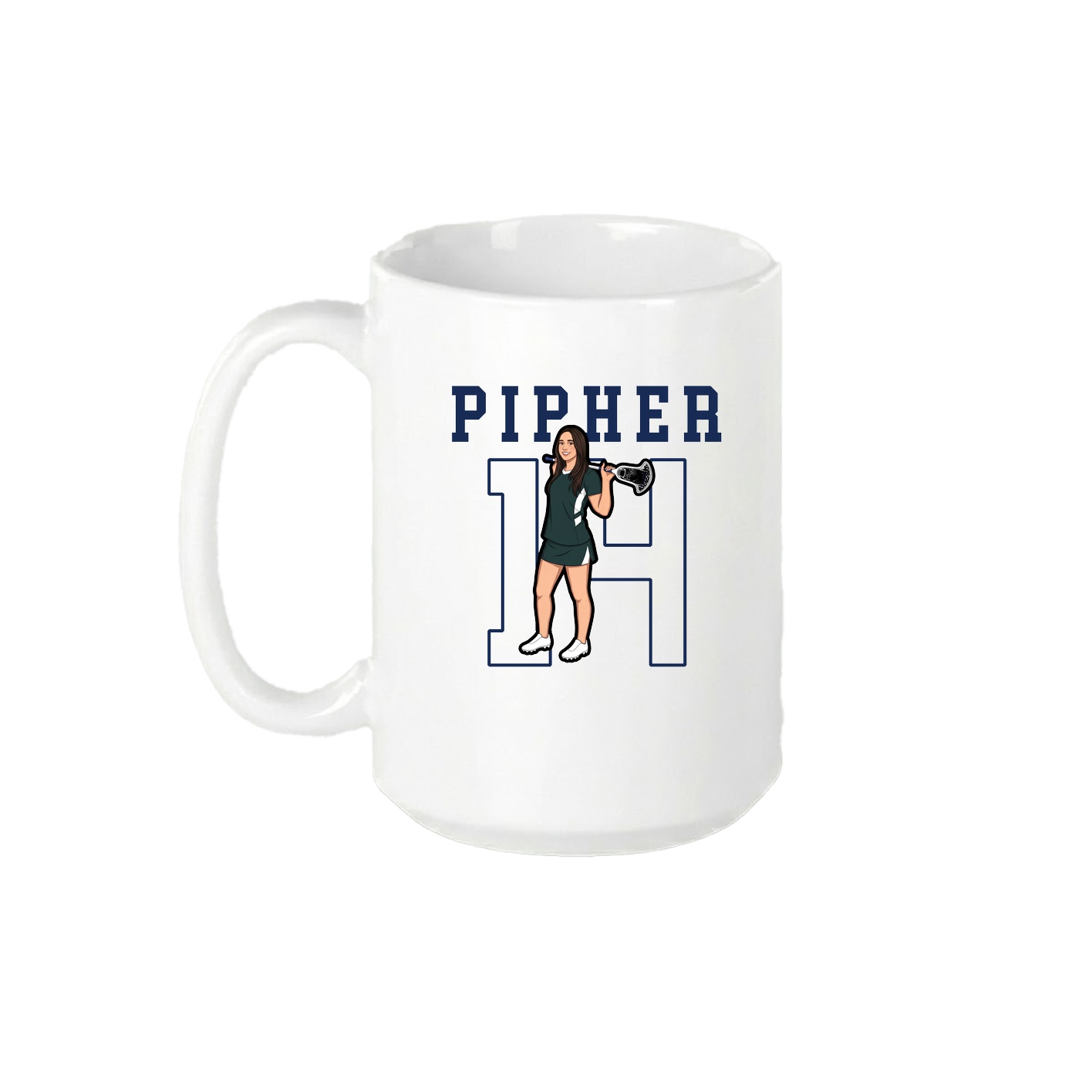 15oz Coffee Mug — Shirsey in White