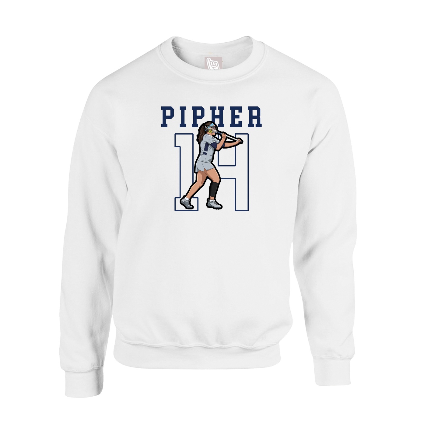 Fleece Crew — Shirsey in White
