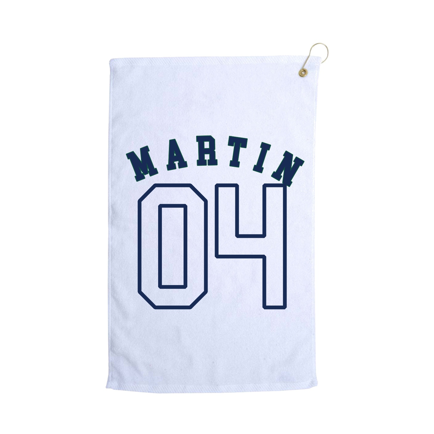 Golf Towel — Shirsey Arch in White