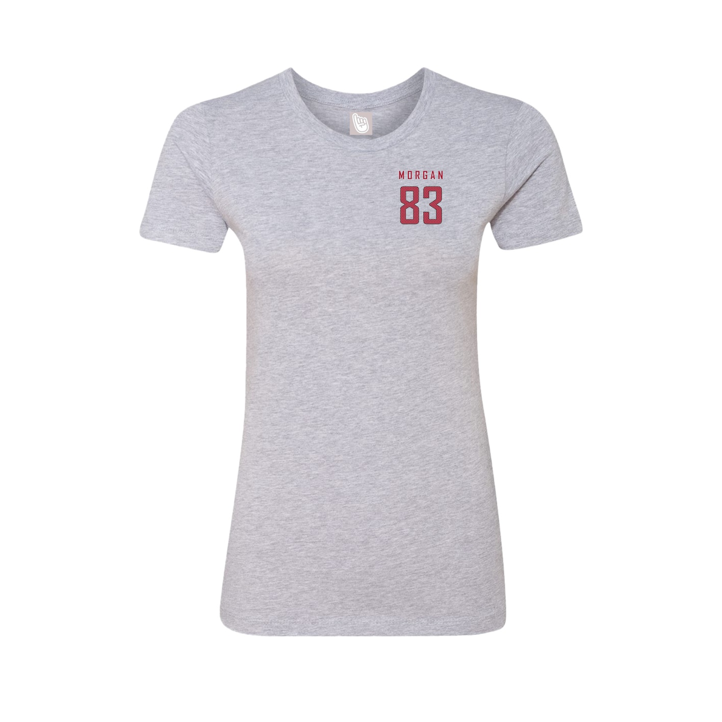 Fitted Women's Tee — Mesh Shirsey in Grey