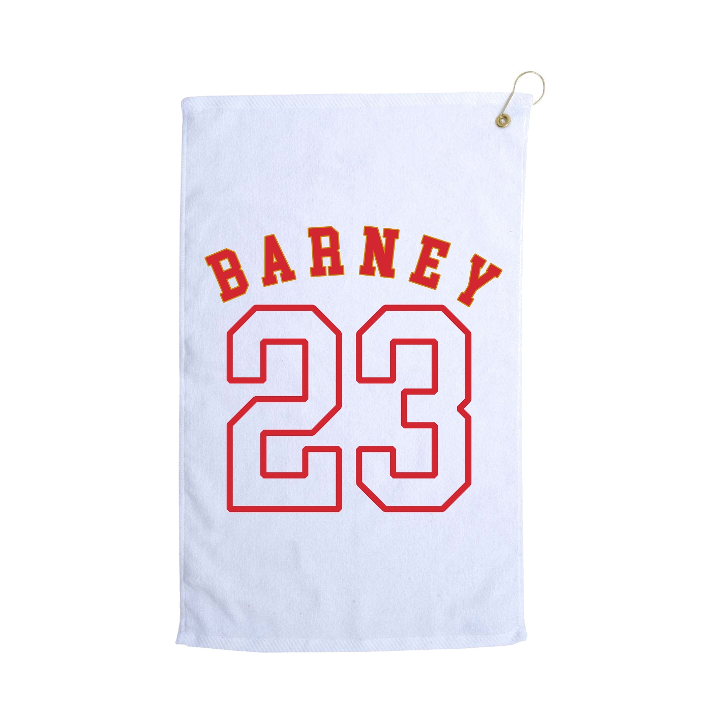 Golf Towel — Shirsey Arch in White
