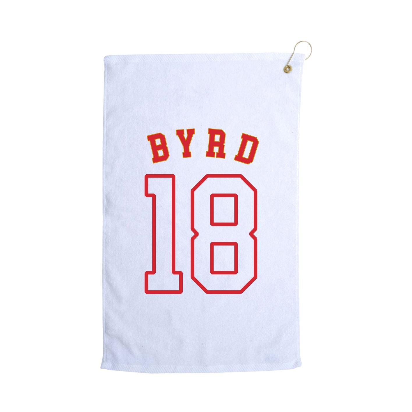 Golf Towel — Shirsey Arch in White