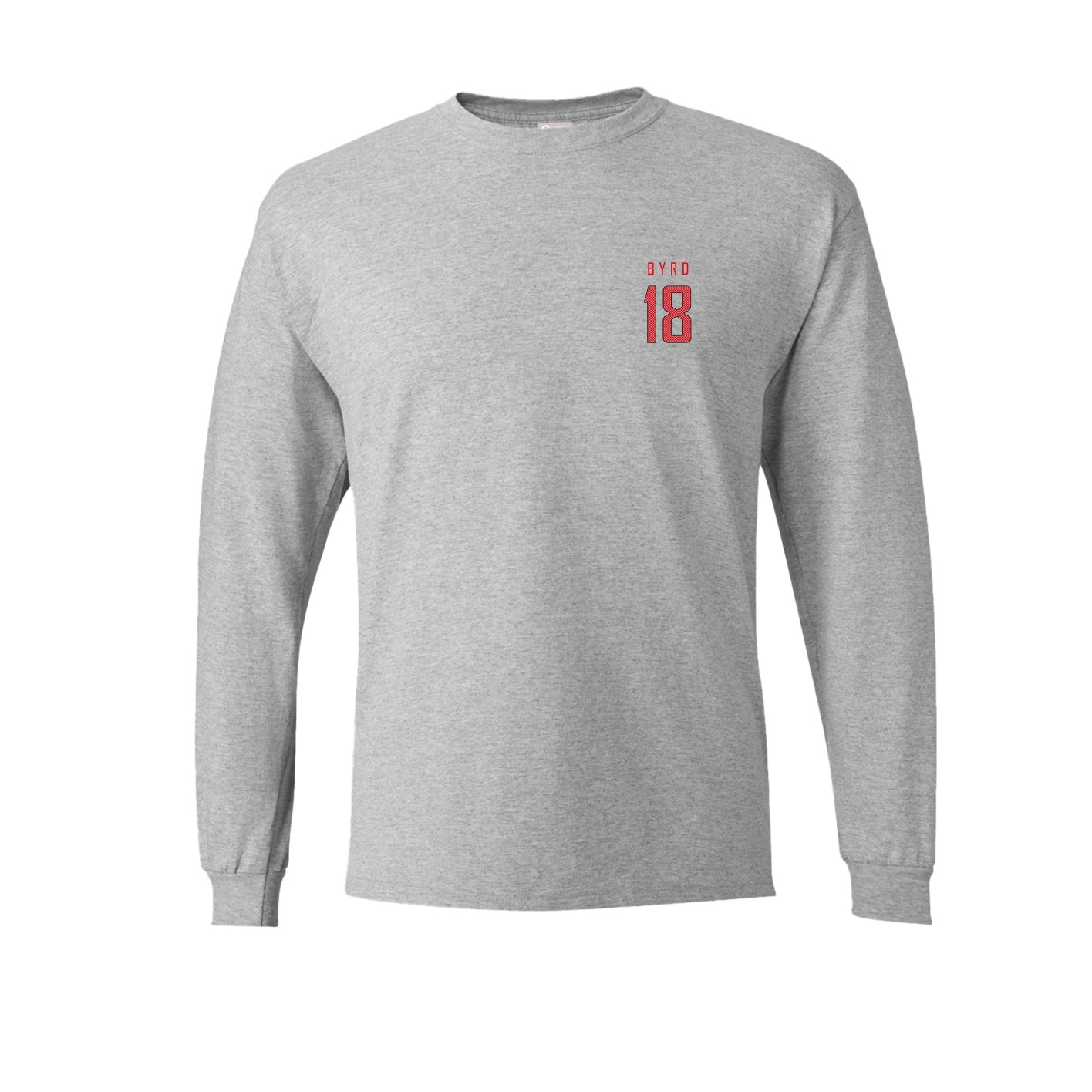 Long Sleeve Tee — Mesh Shirsey in Grey