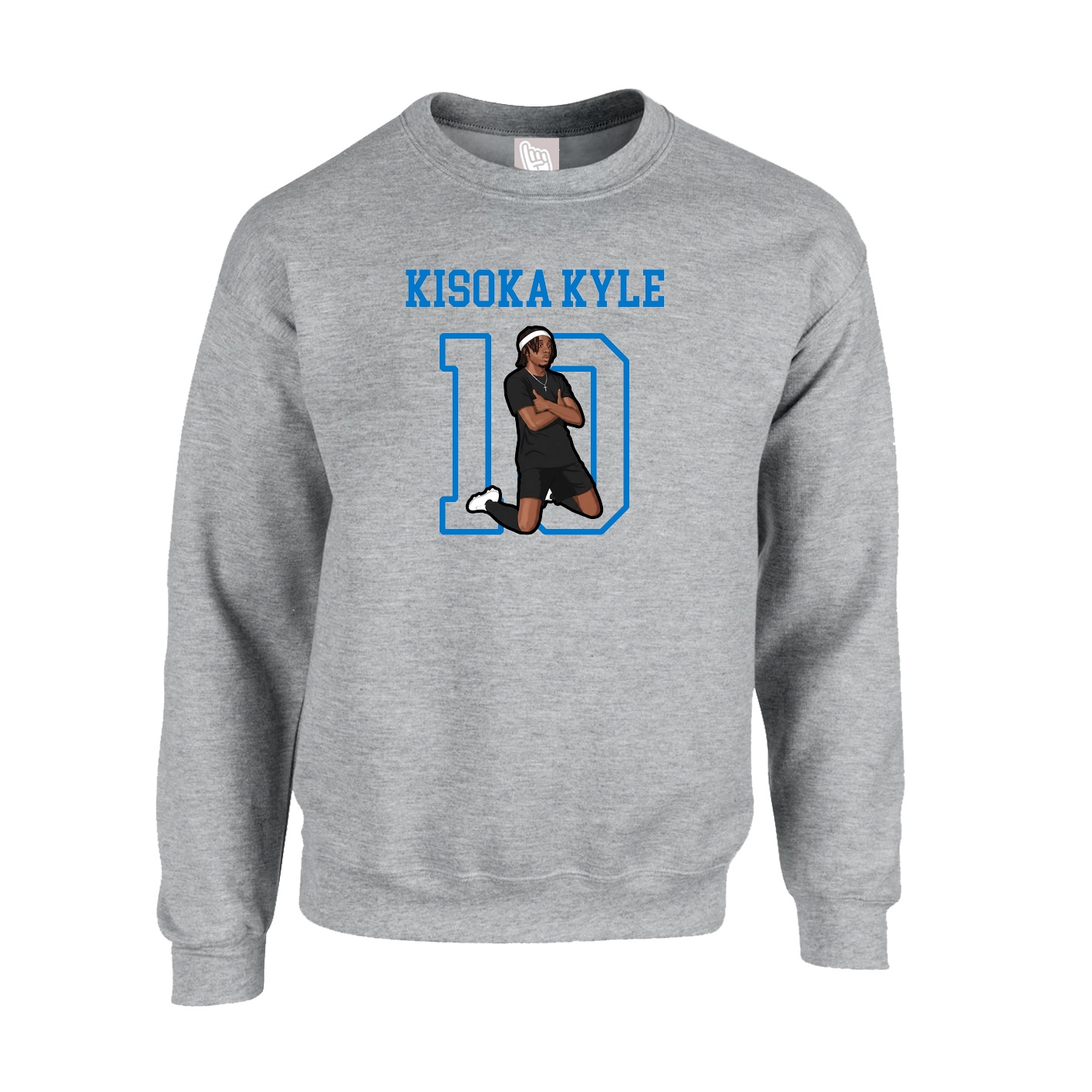 Fleece Crew — Shirsey in Grey