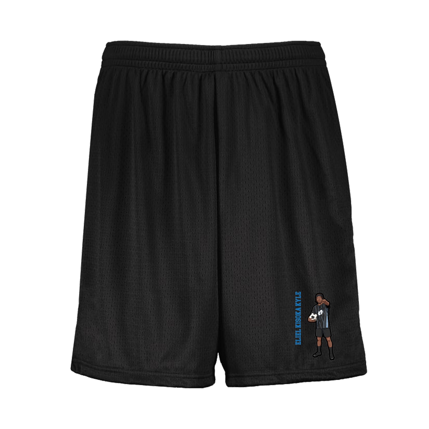 Shorts — Name Vertical in Black