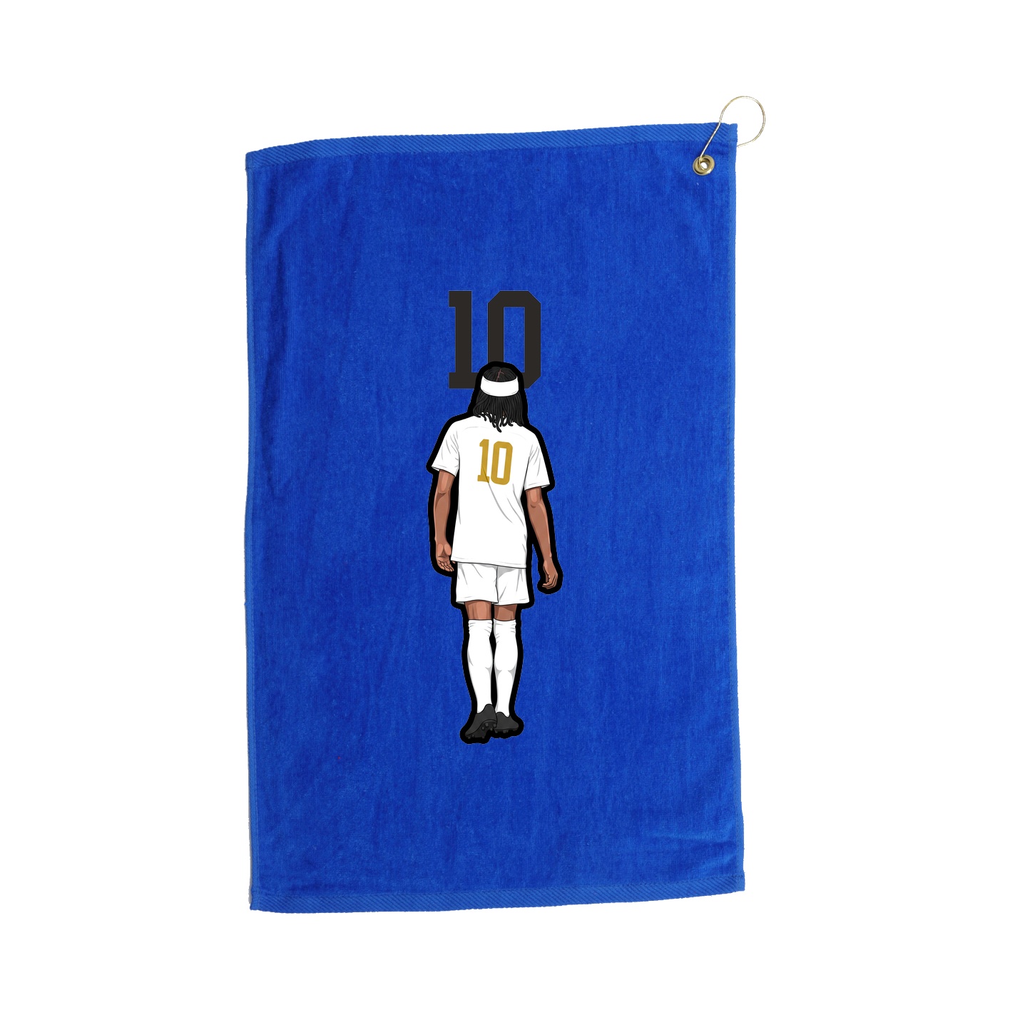 Golf Towel — Number Top in Royal