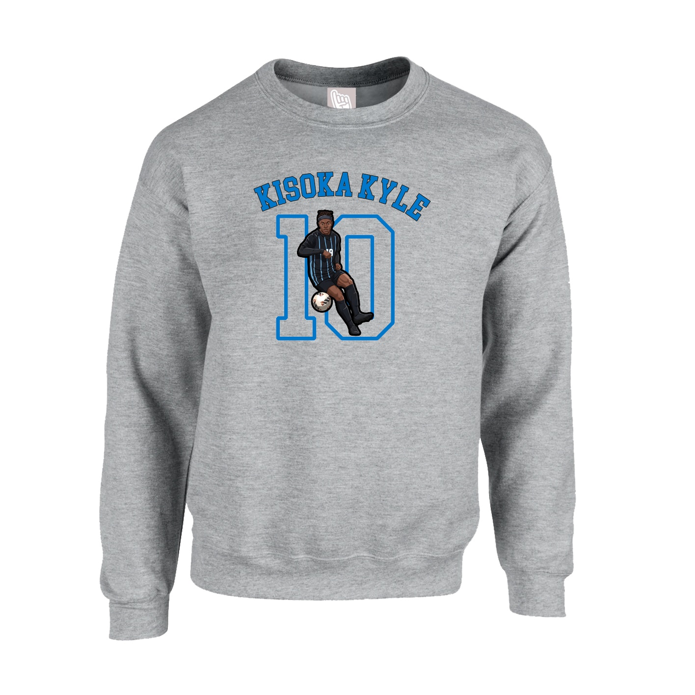 Fleece Crew — Shirsey Arch in Grey