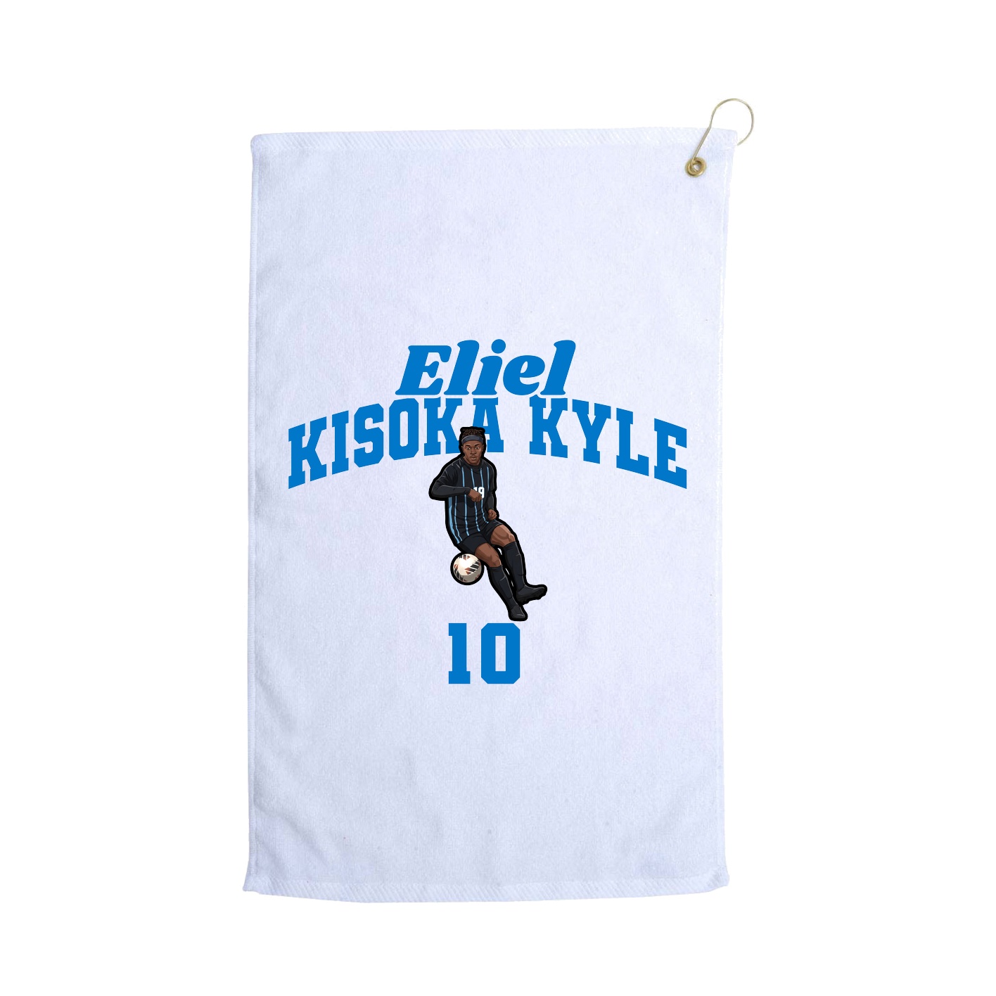 Golf Towel — Signature Arch in White