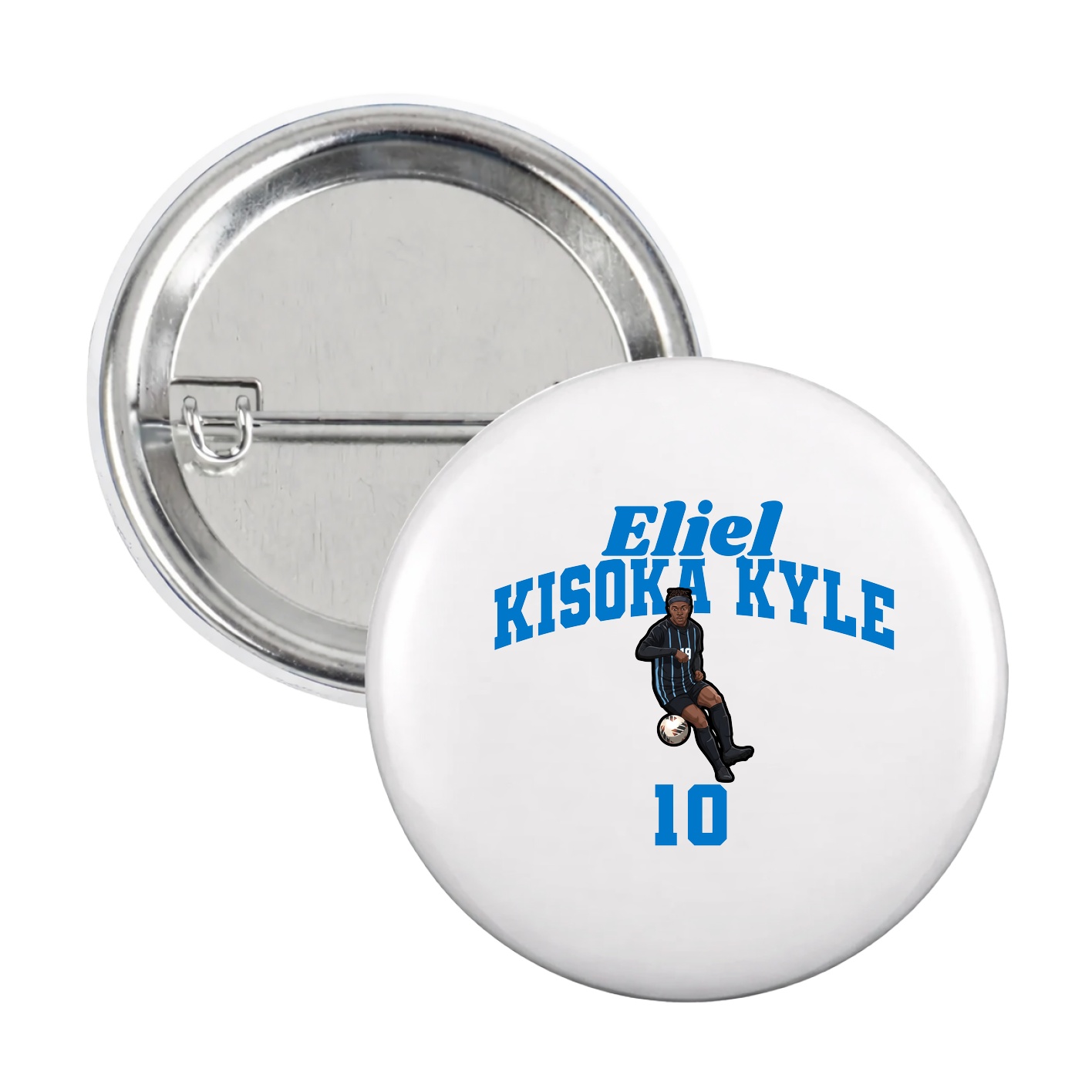 Game Day Button — Signature Arch in White