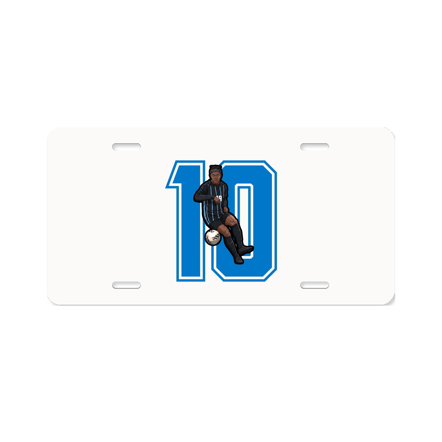 License Plate — Number in Classic