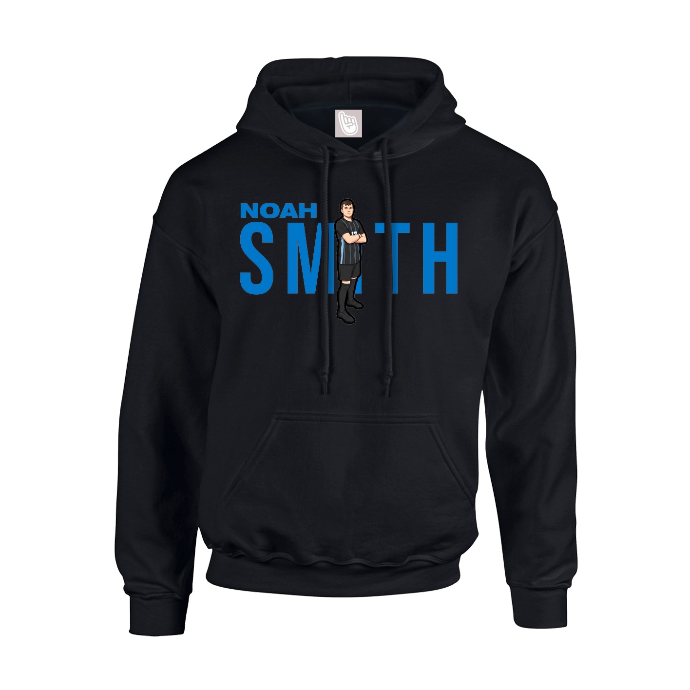 Hoodie — Player Name in Black