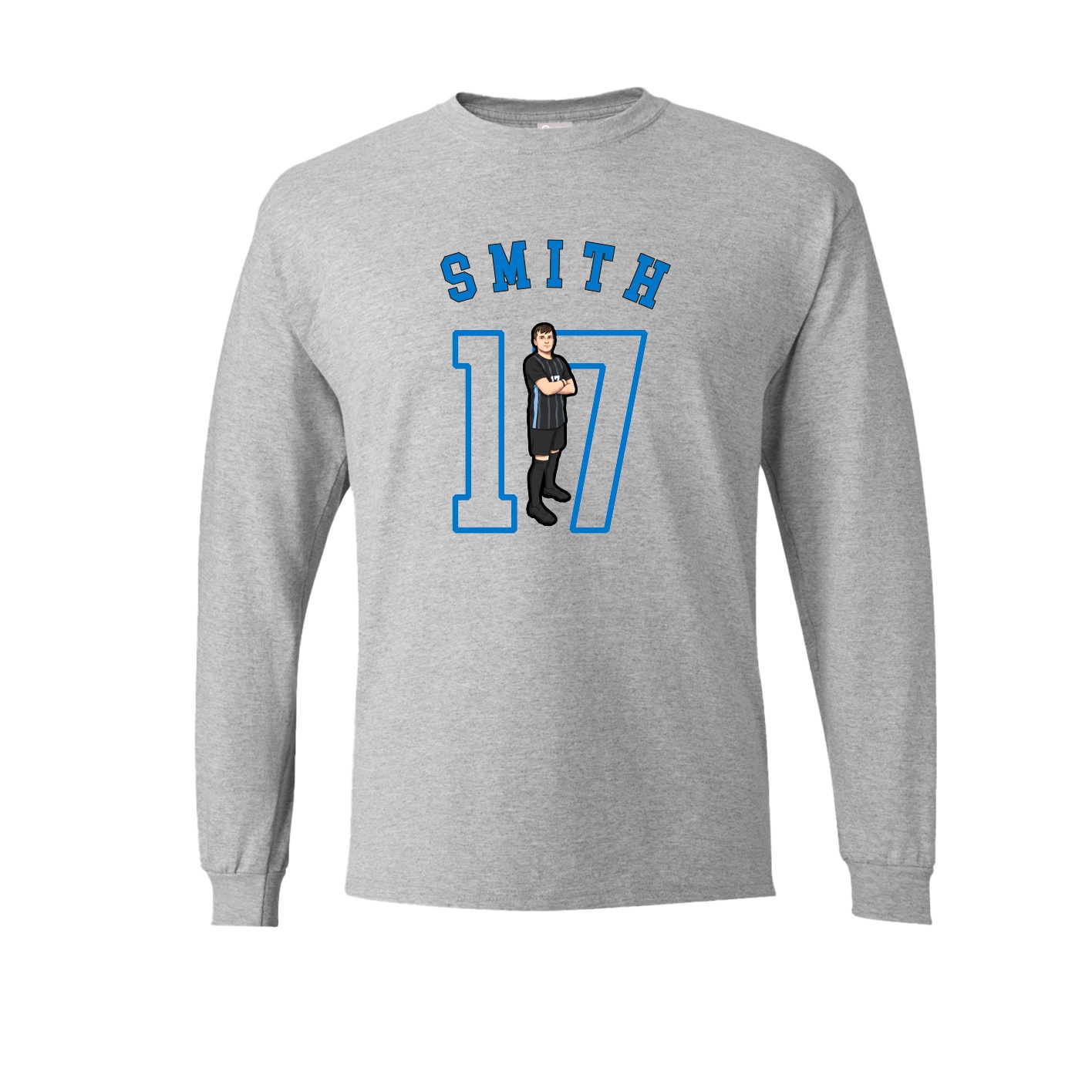 Long Sleeve Tee — Shirsey Arch in Grey