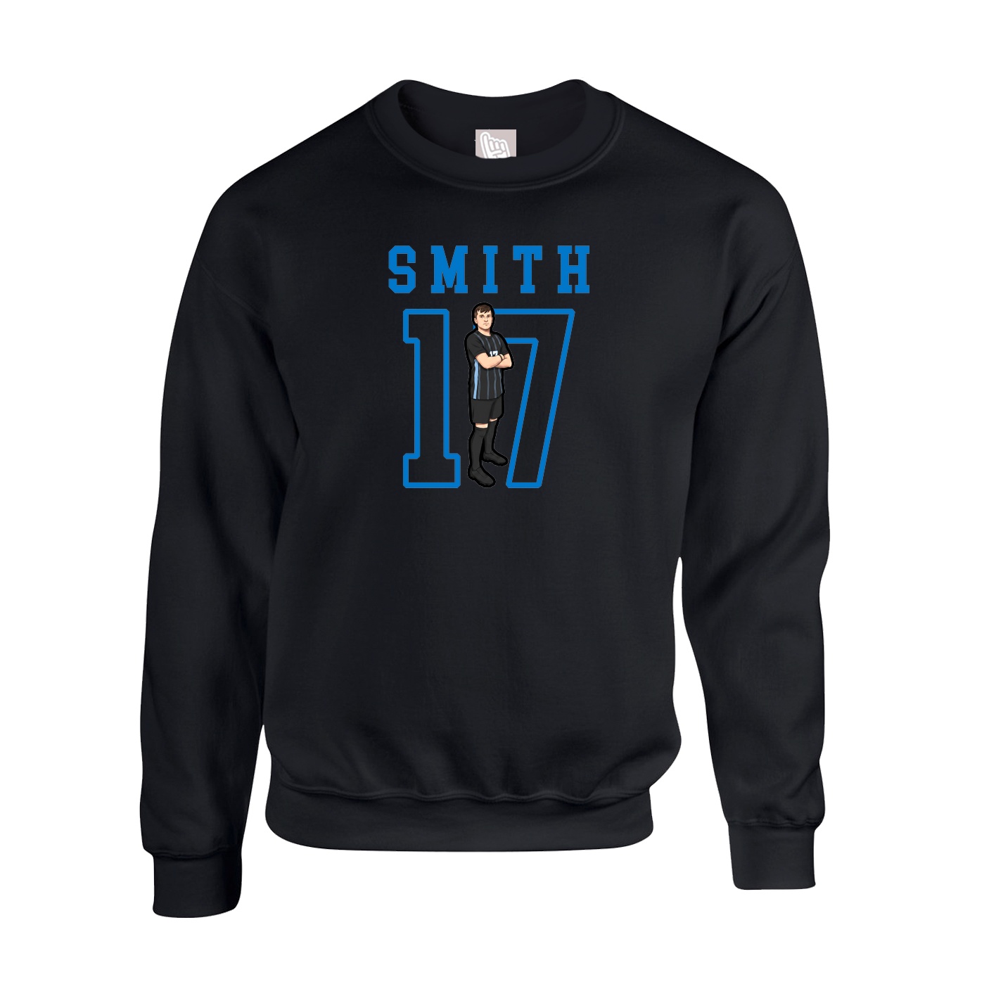 Fleece Crew — Shirsey in Black