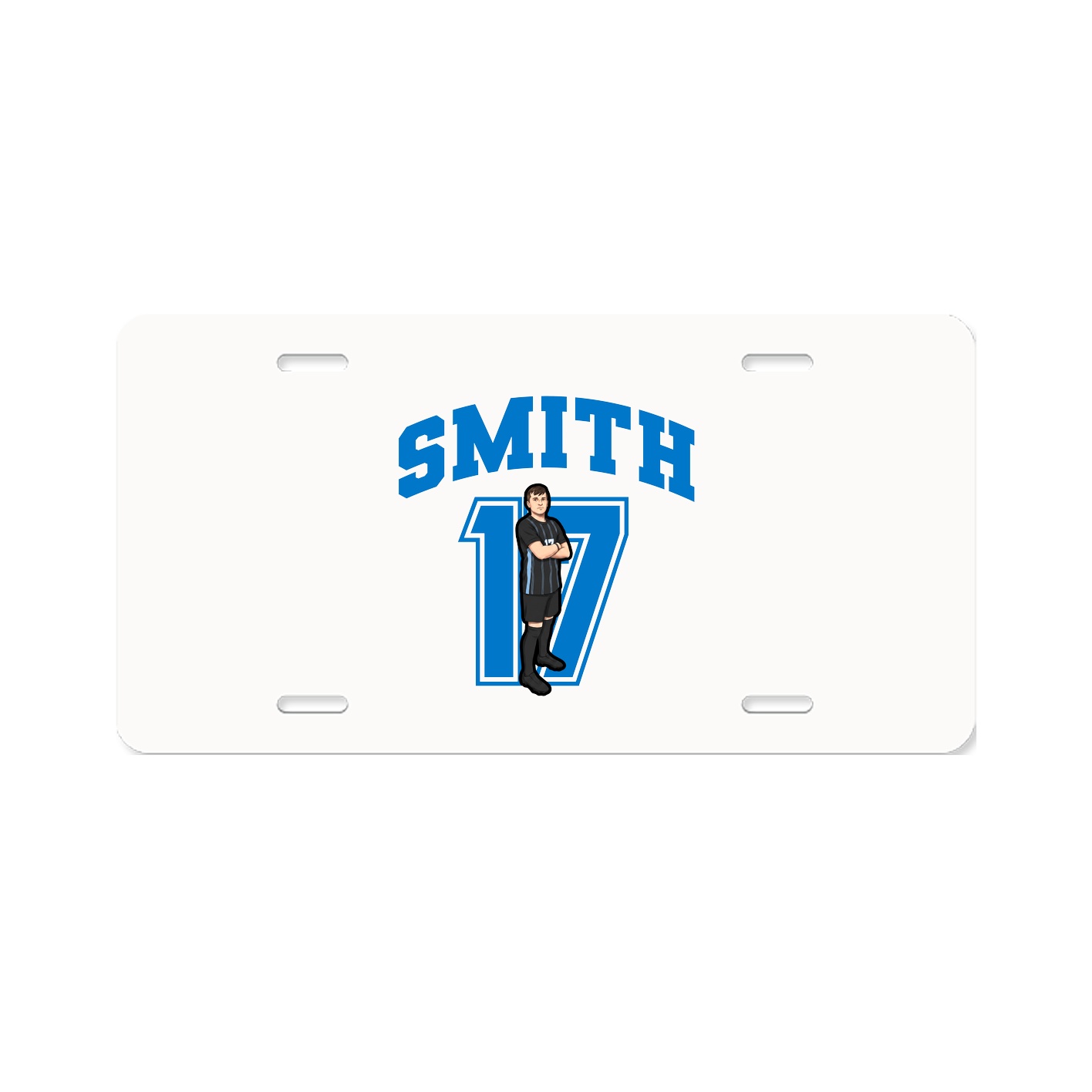 License Plate — Number in Classic