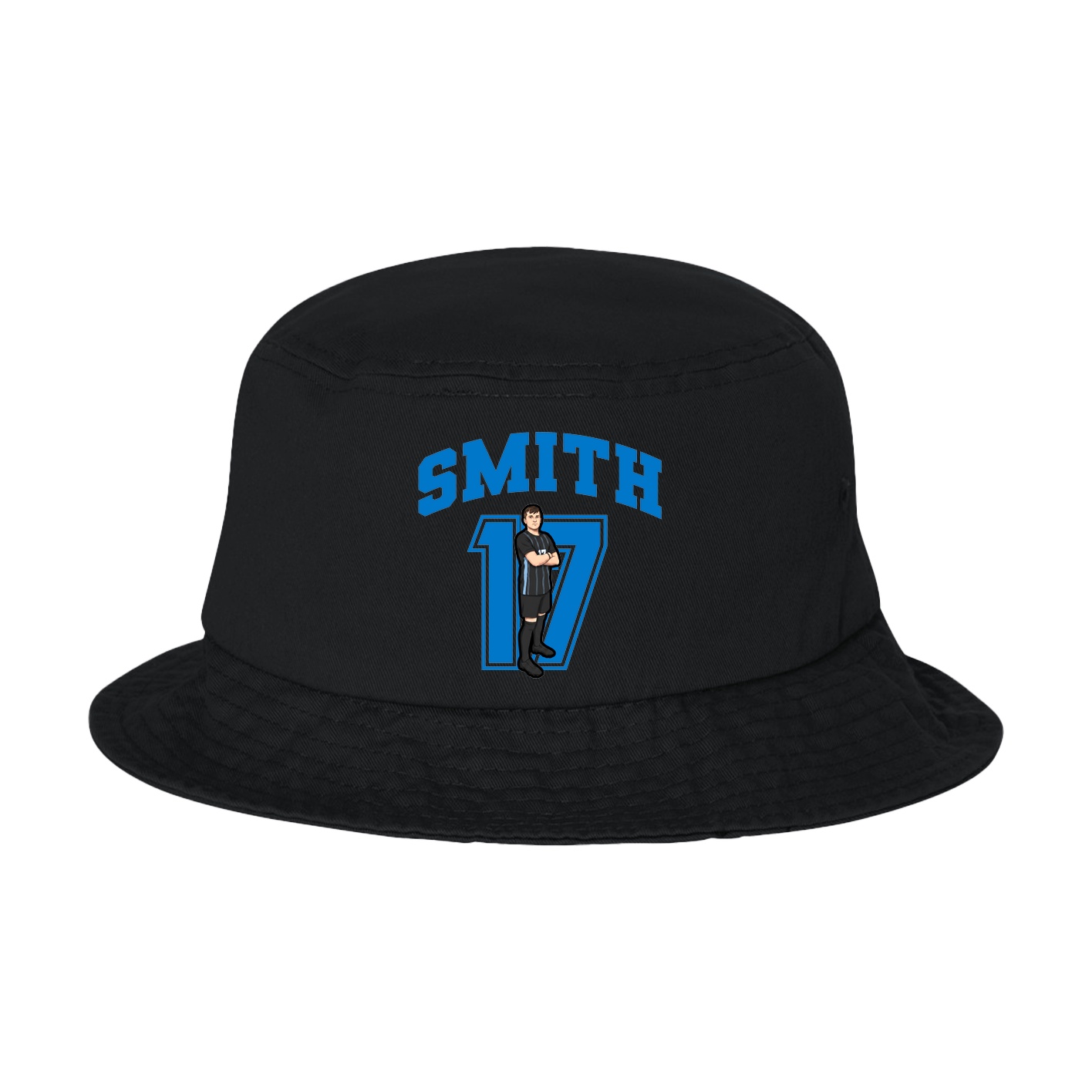 Bucket Cap — Number in Black