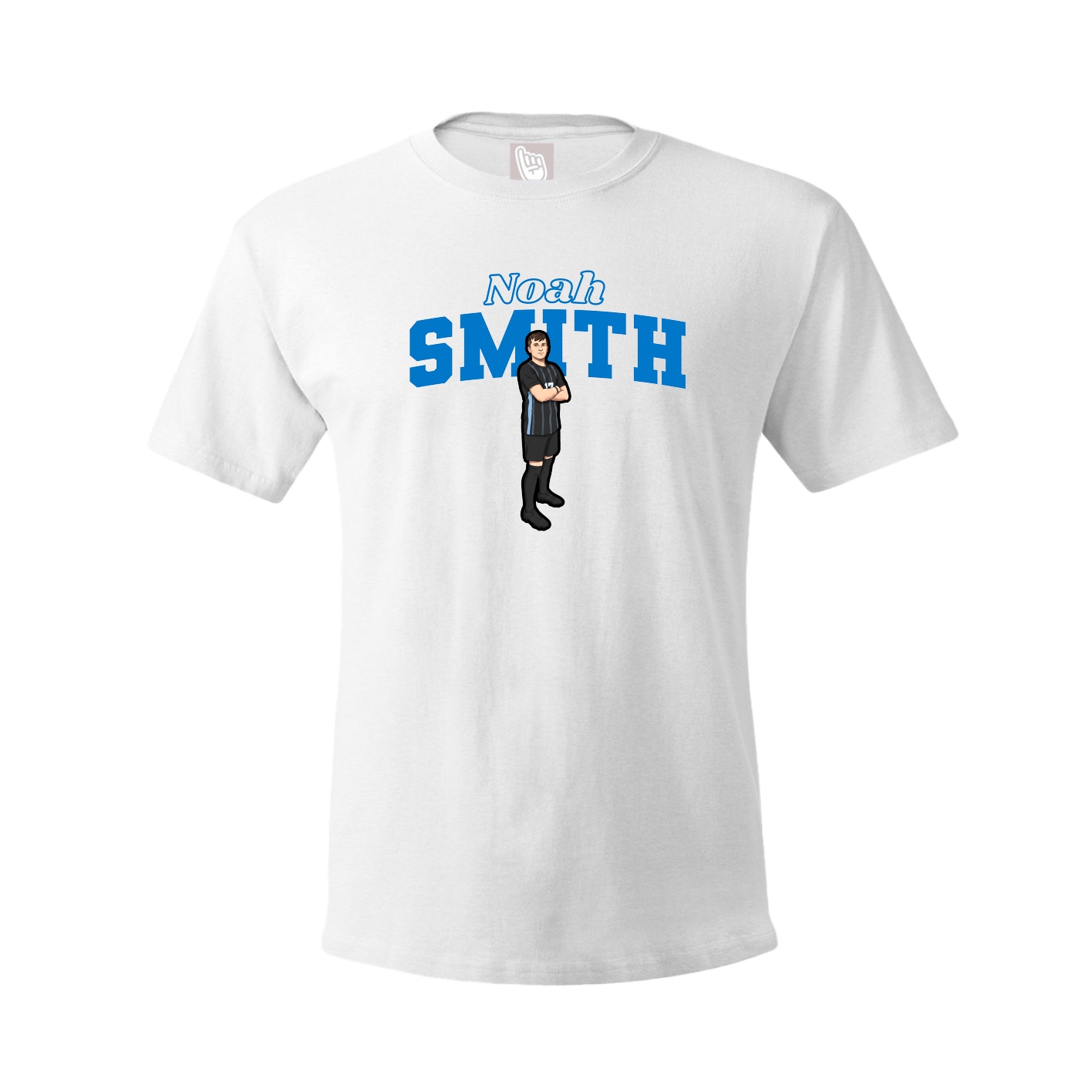 Tee — Name Arch in White