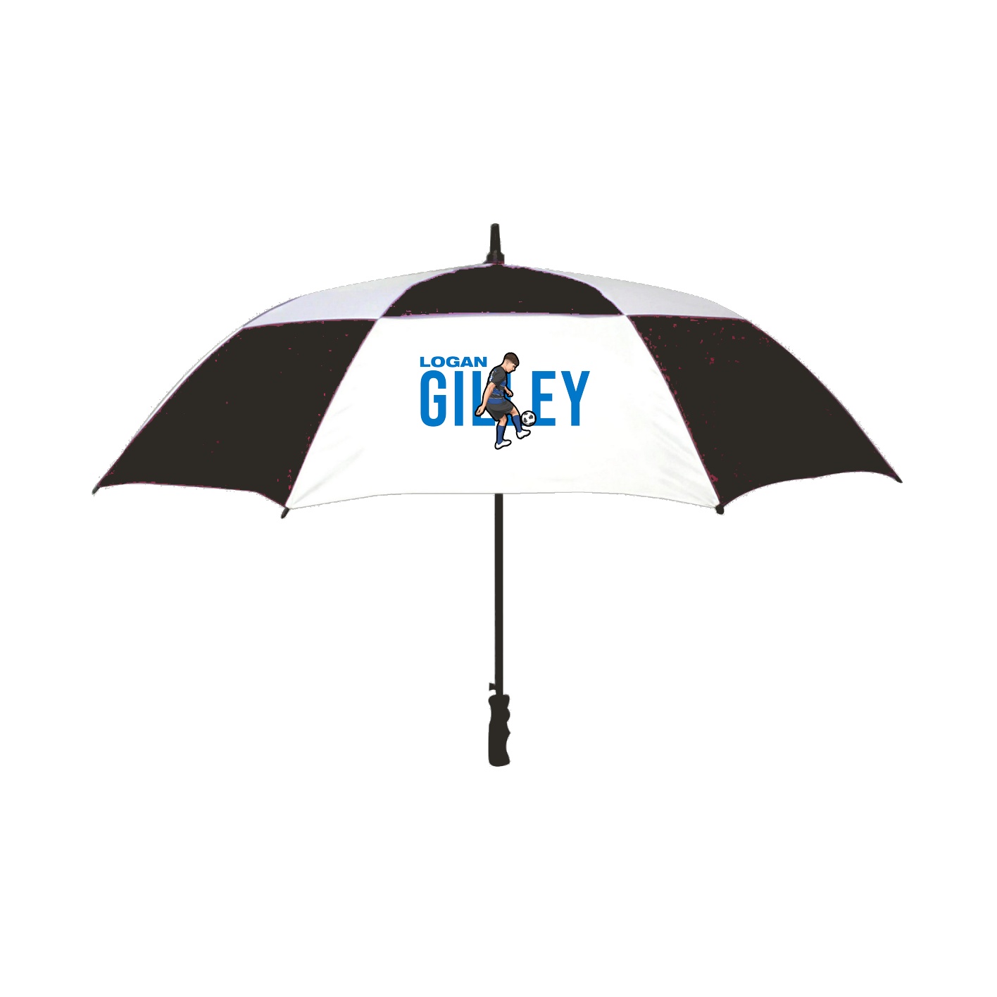 Golf Umbrella — Player Name in Black