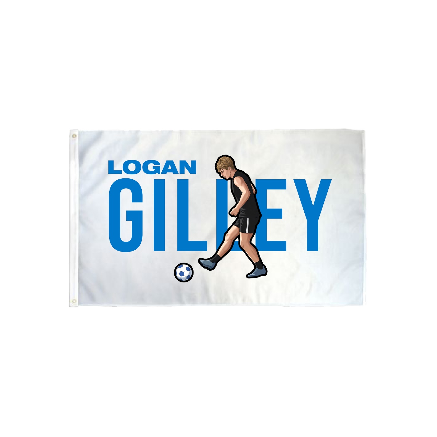 3x5 Flag — Player Name in Classic