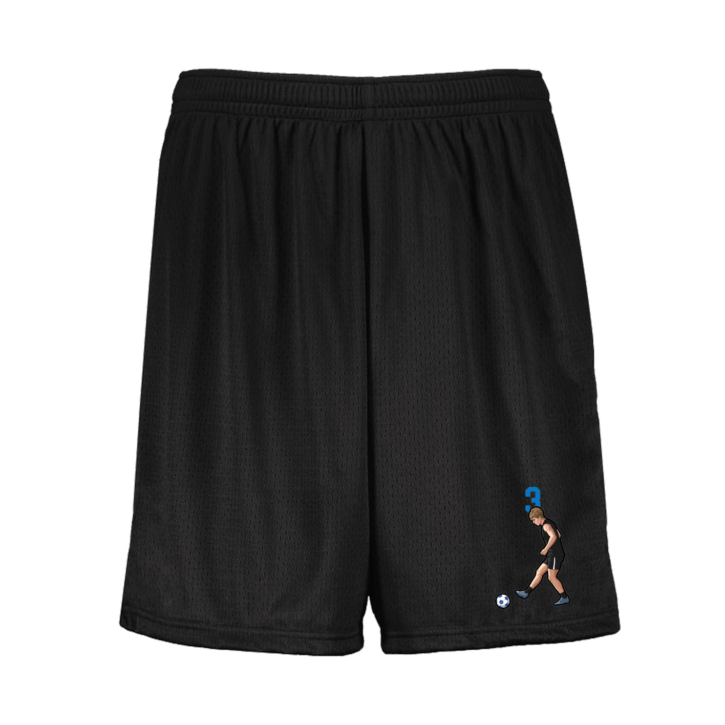 Shorts — Number Top in Black