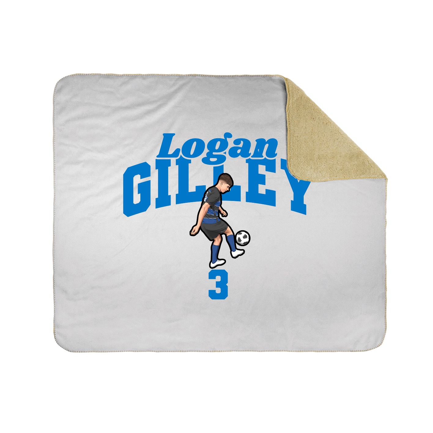 Throw Blanket — Signature Arch in White
