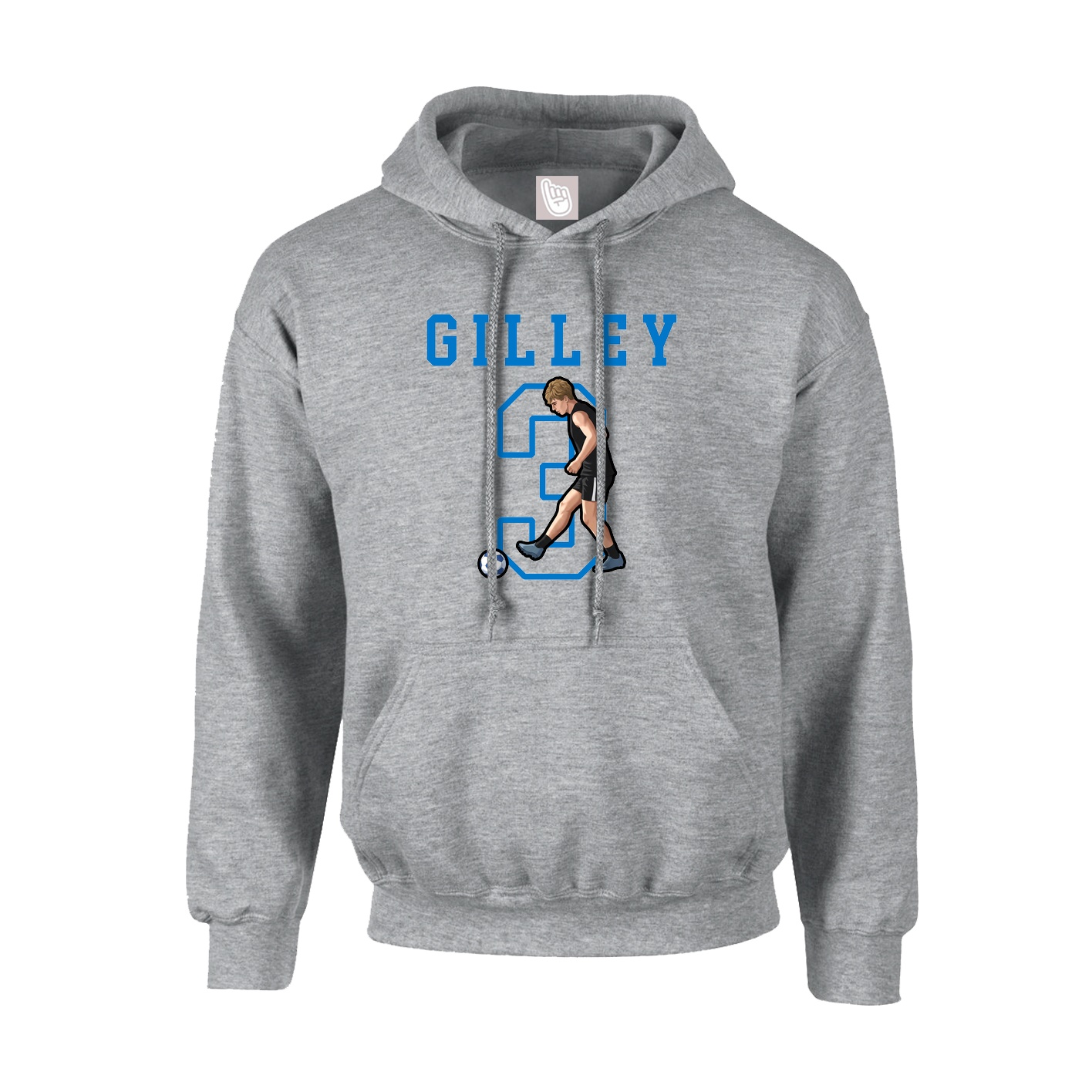 Hoodie — Shirsey in Grey