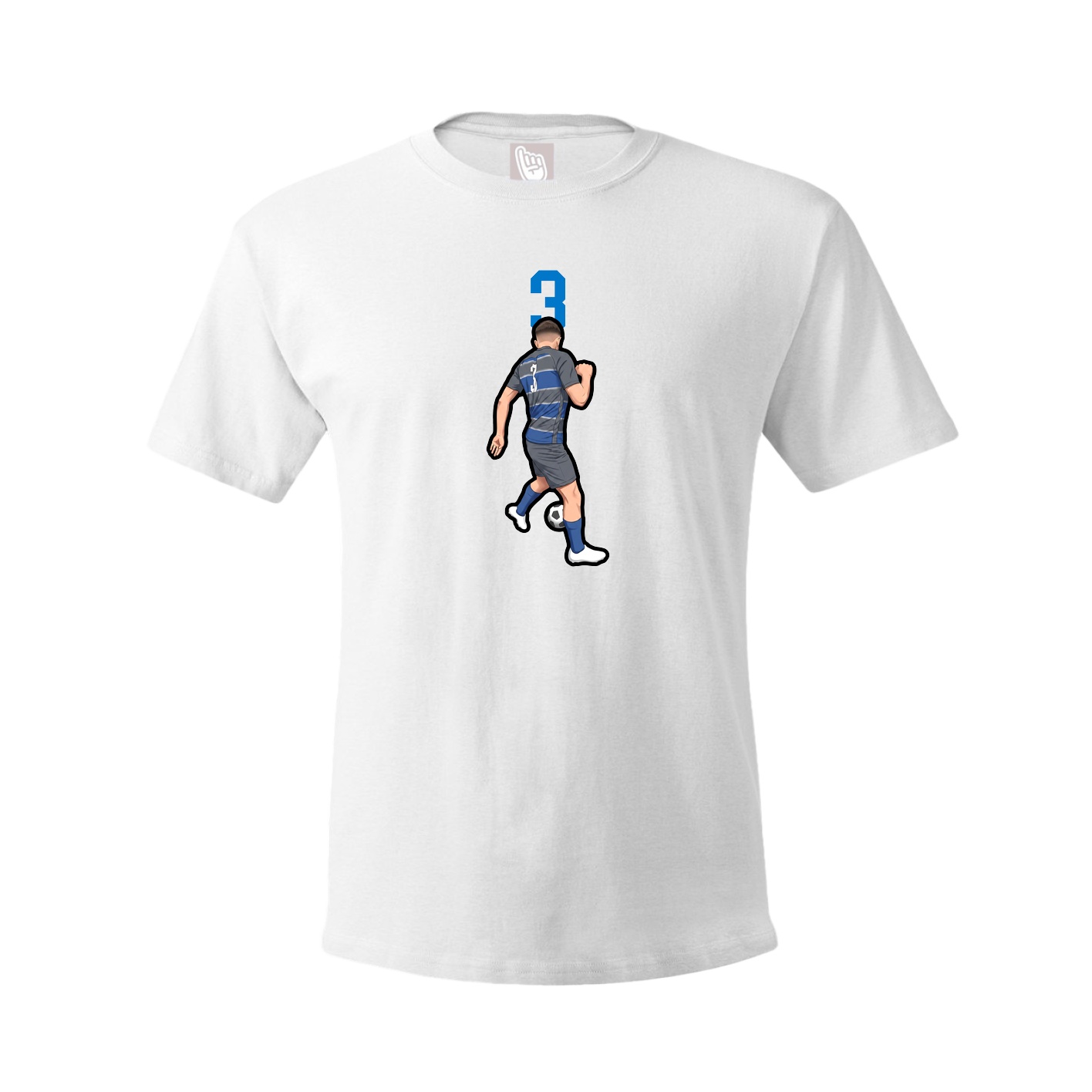 Tee — Number Top in White