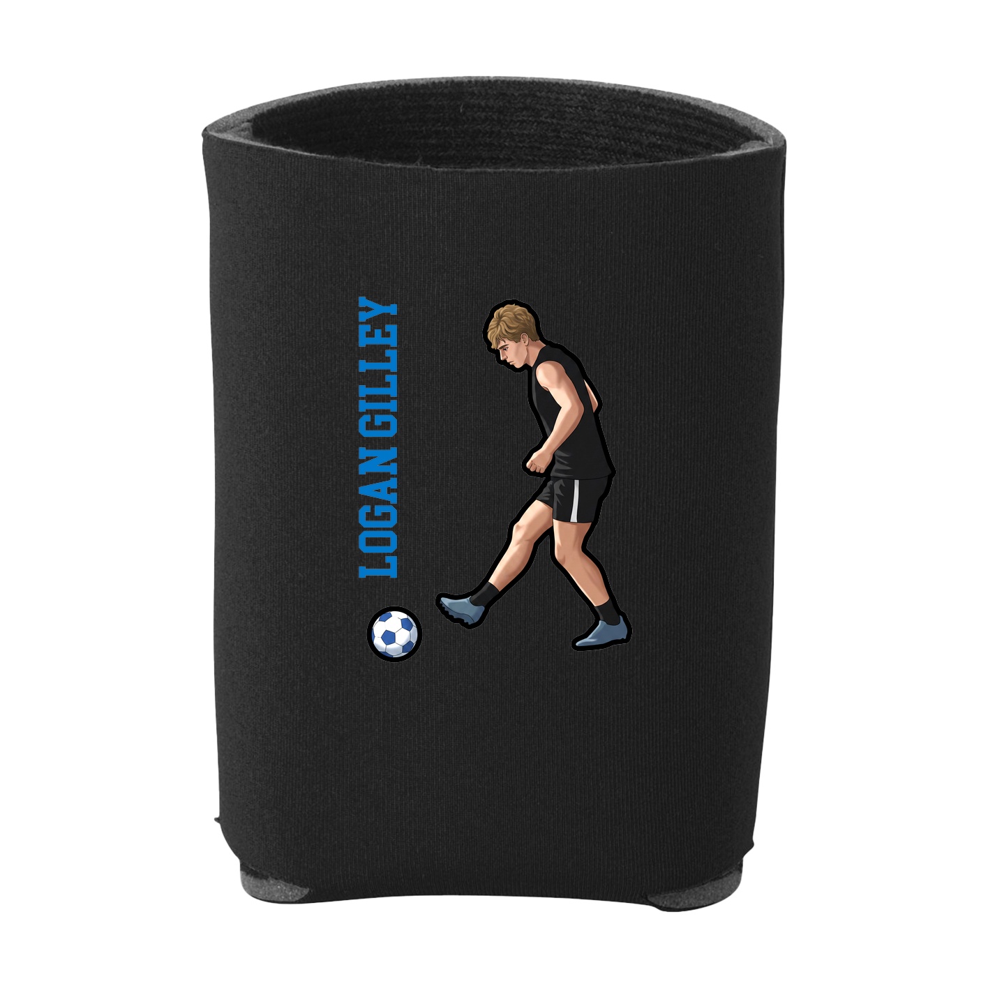 Can Holder — Name Vertical in Black