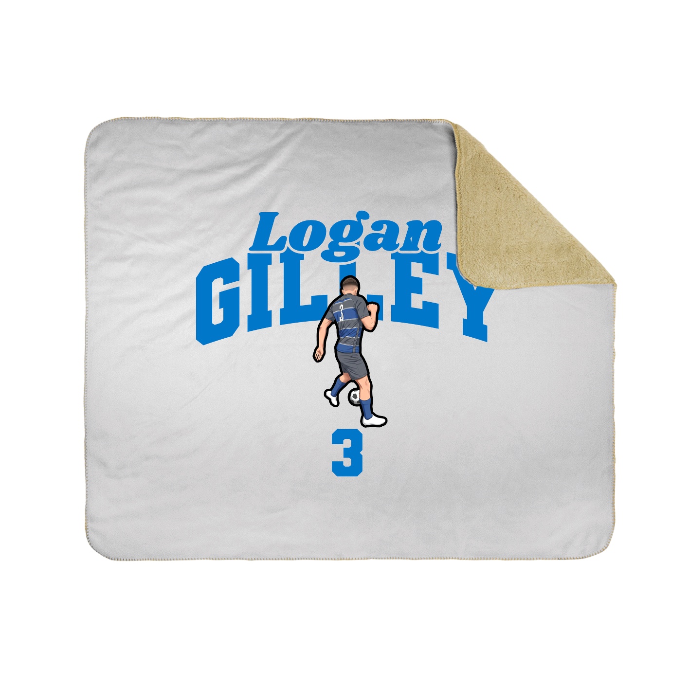 Throw Blanket — Signature Arch in White