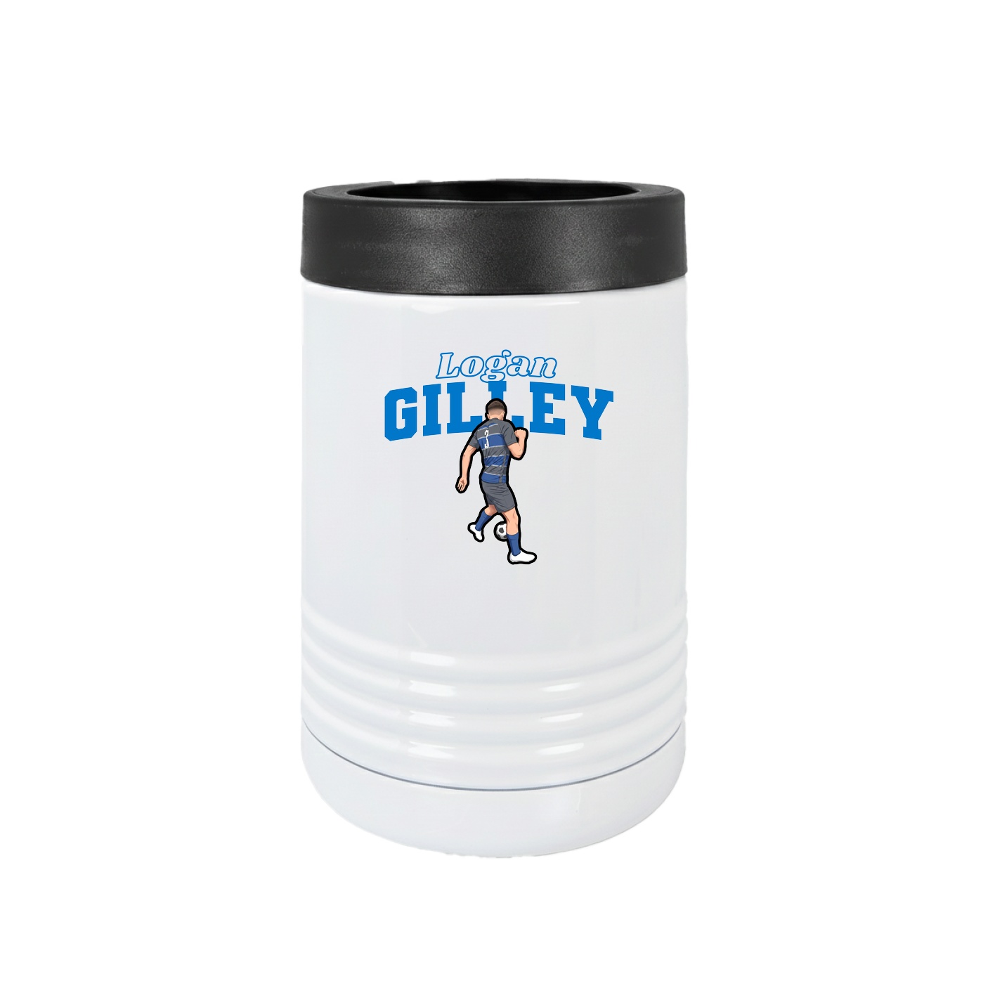 Beverage Holder — Name Arch in White