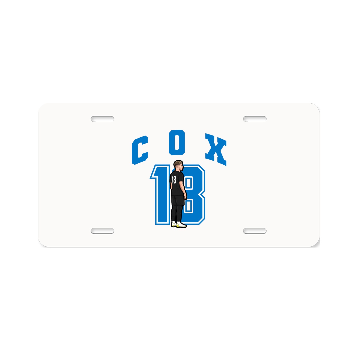 License Plate — Number in Classic
