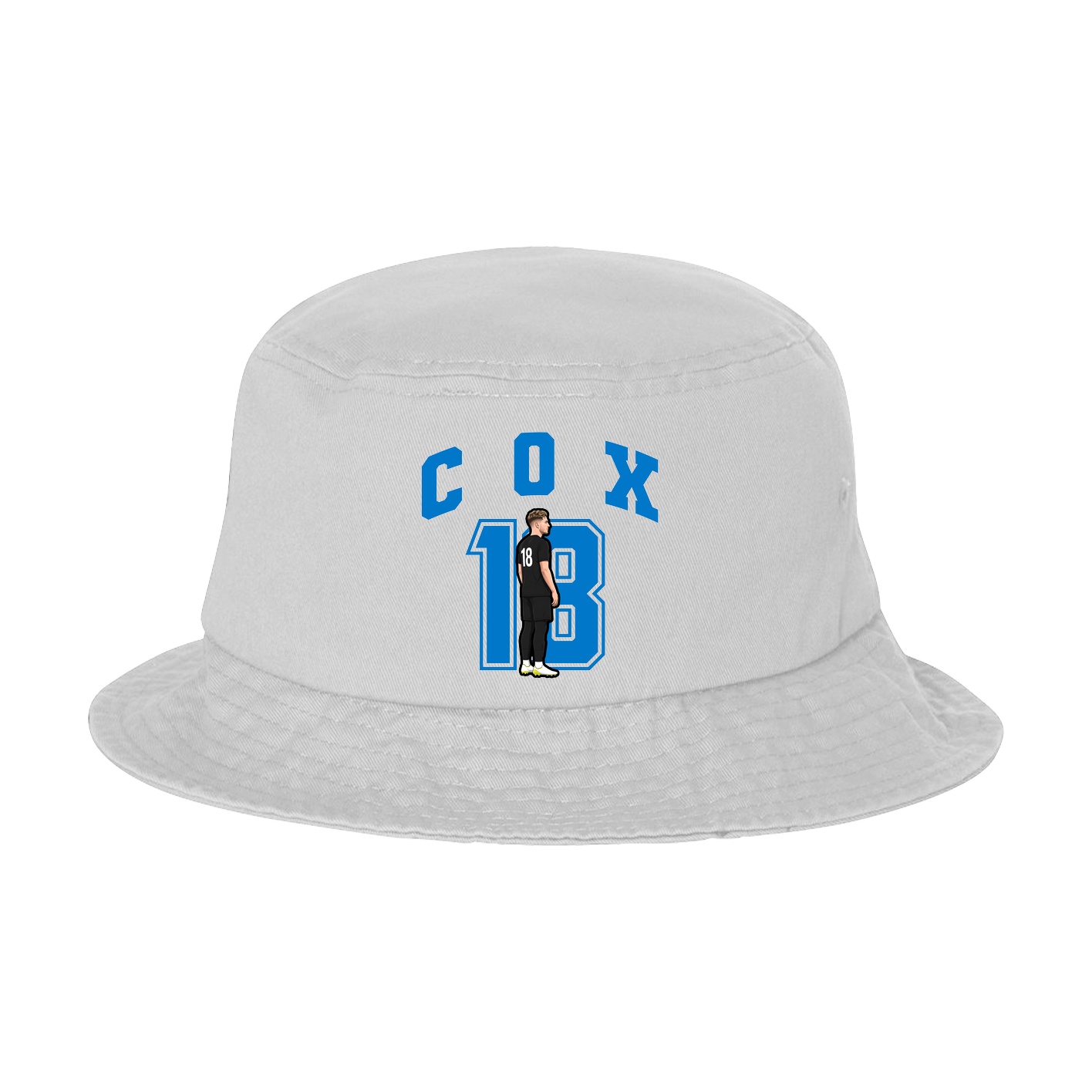 Bucket Cap — Number in White