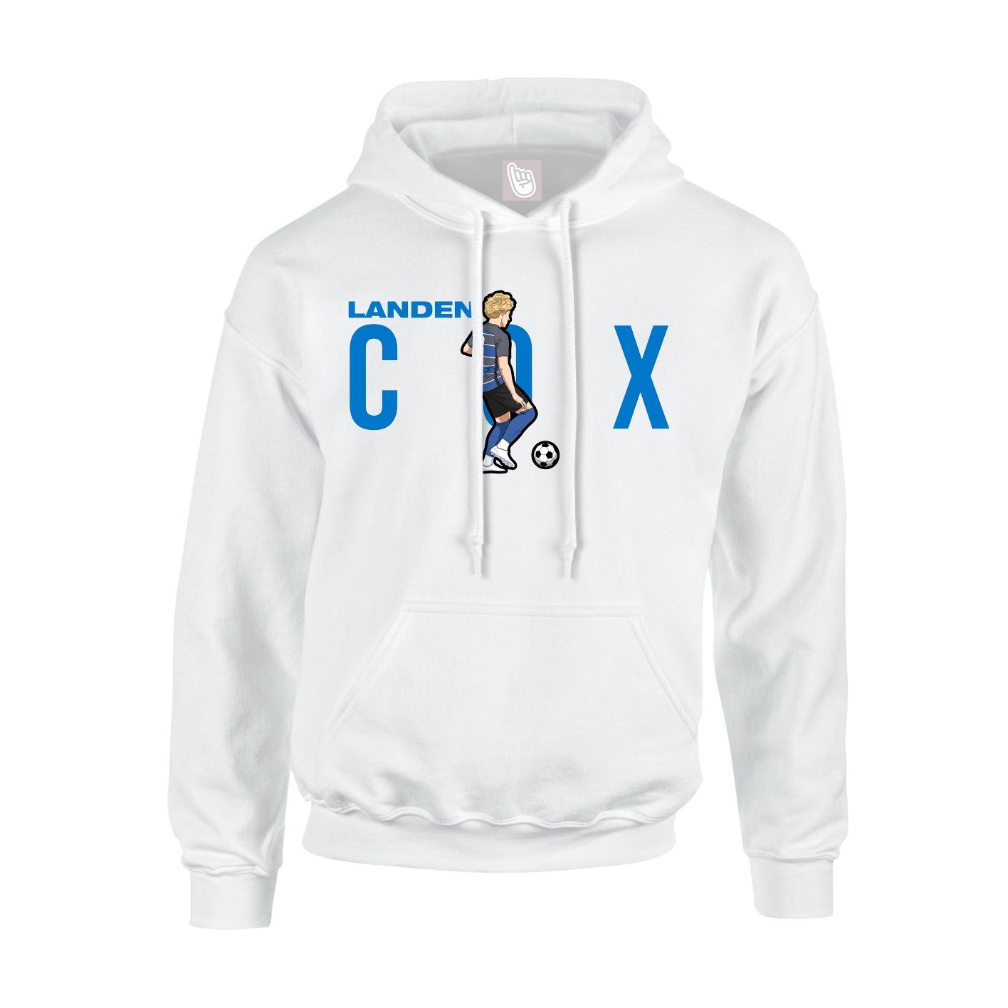 Hoodie — Player Name in White