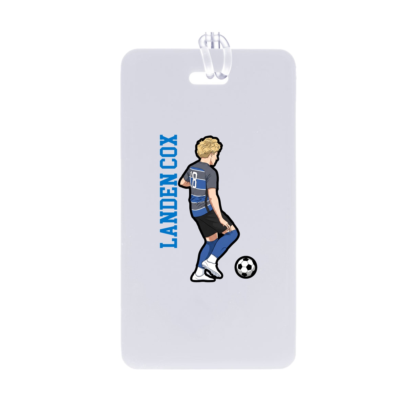 Bag Tag — Name Vertical in Classic