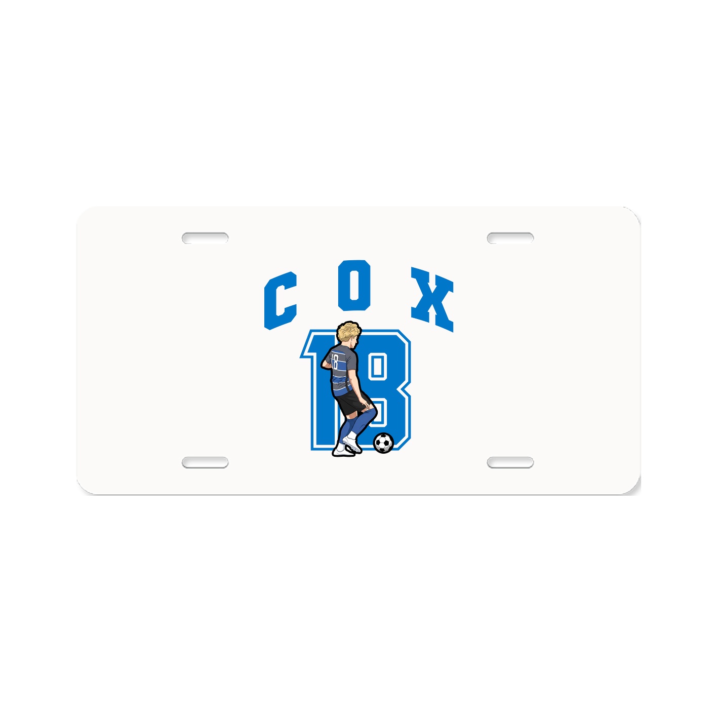 License Plate — Number in Classic