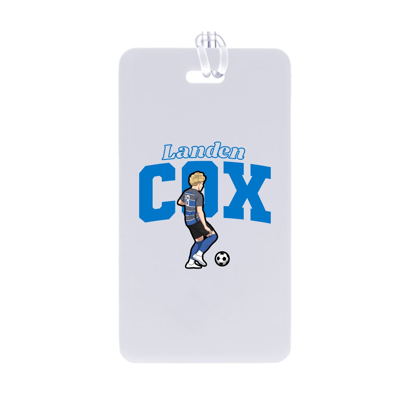 Bag Tag — Name Arch in Classic