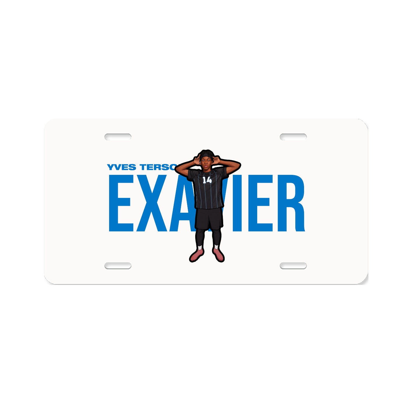 License Plate — Player Name in Classic