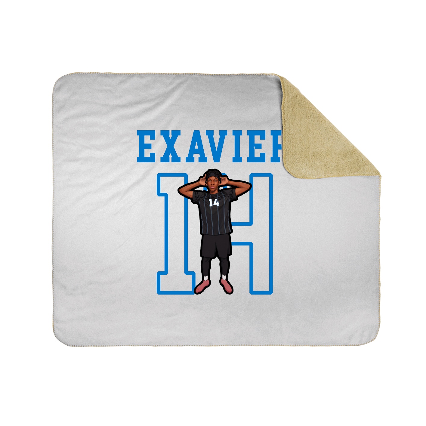 Throw Blanket — Shirsey in White
