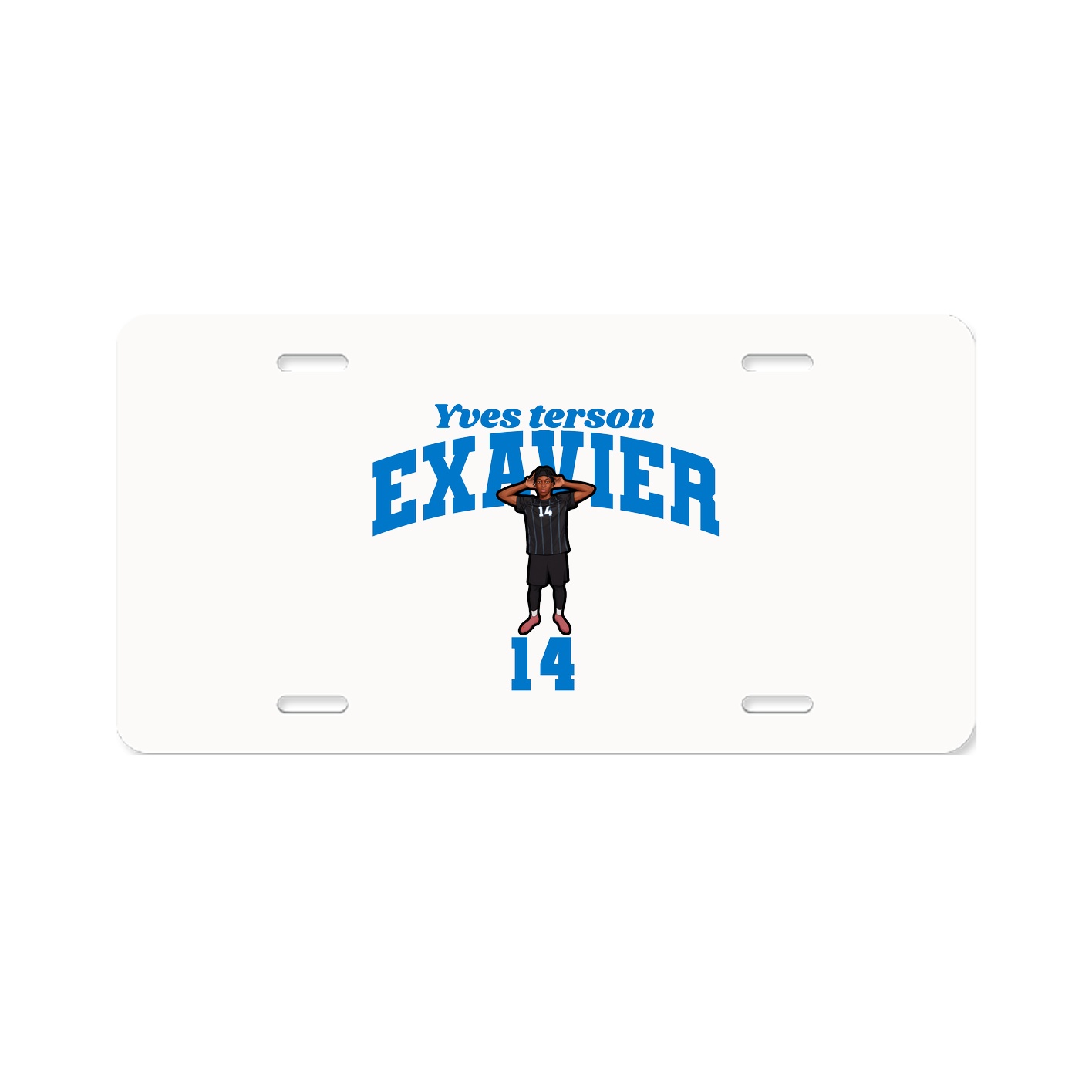 License Plate — Signature Arch in Classic