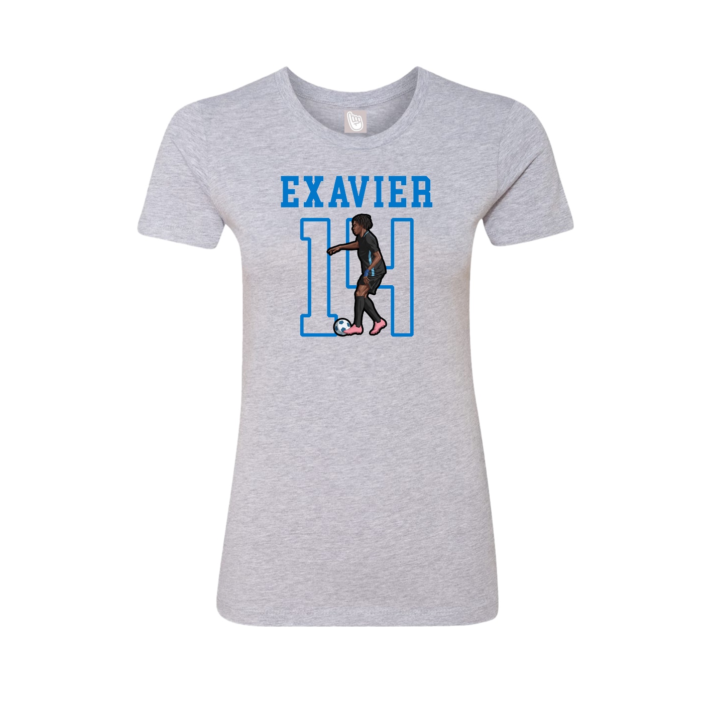 Fitted Women's Tee — Shirsey in Grey