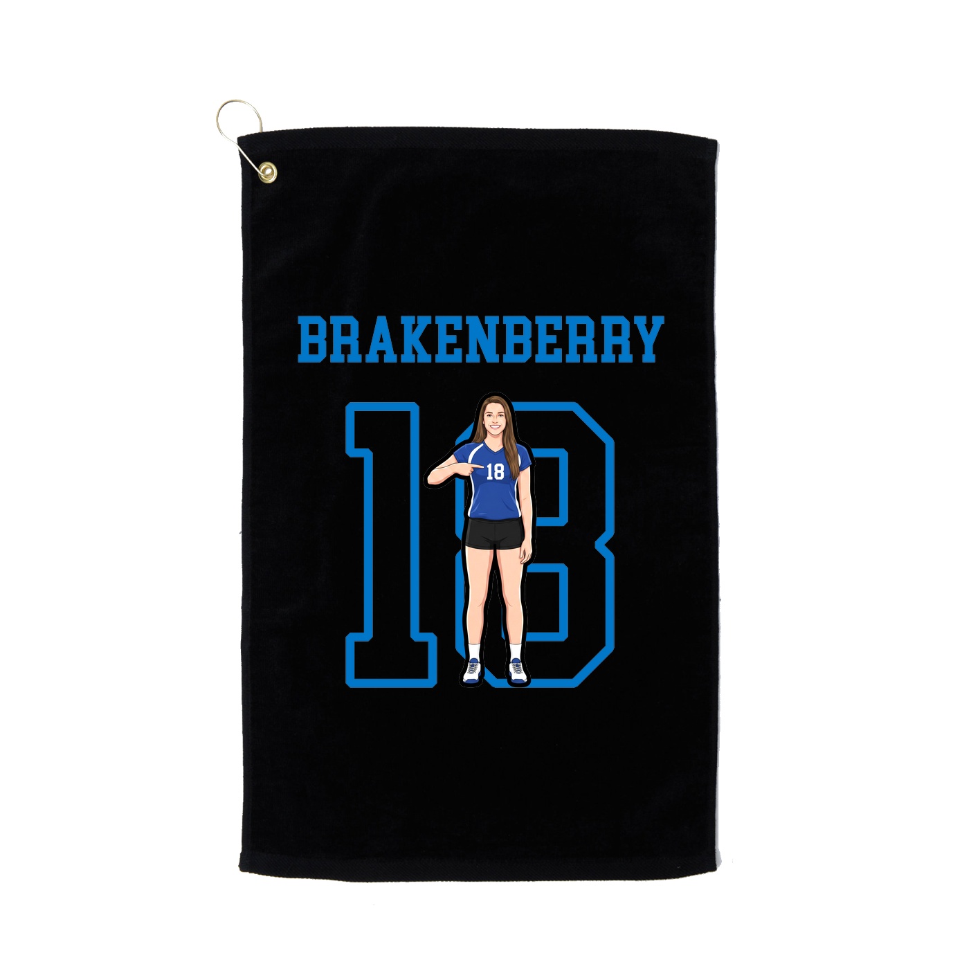 Golf Towel — Shirsey in Black