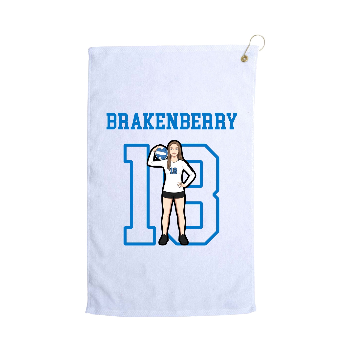 Golf Towel — Shirsey in White