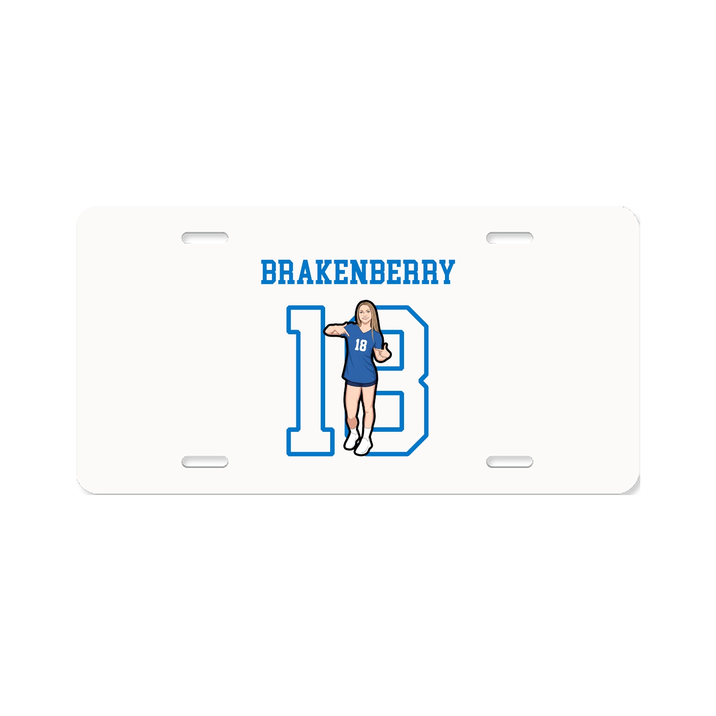 License Plate — Shirsey in Classic
