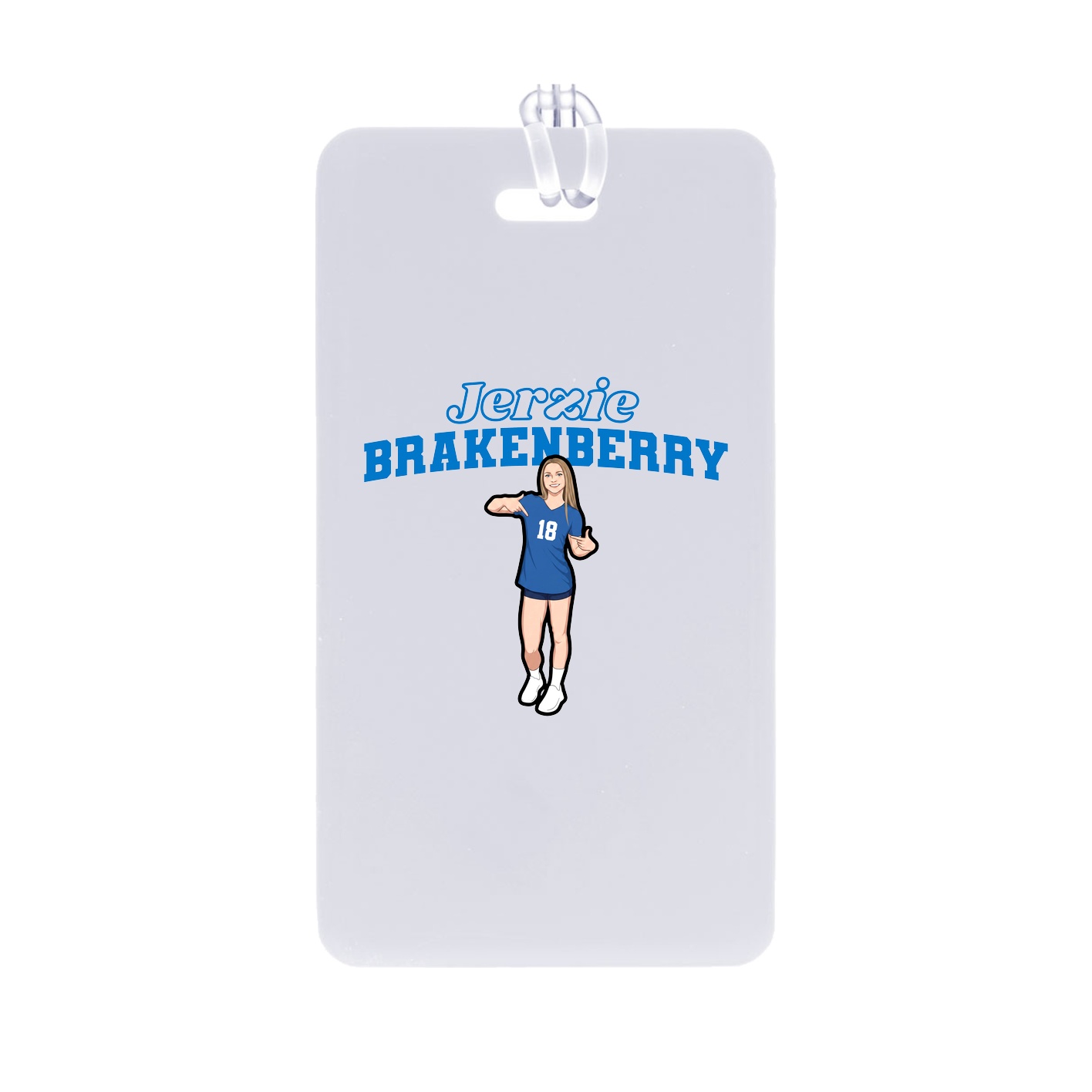 Bag Tag — Name Arch in Classic