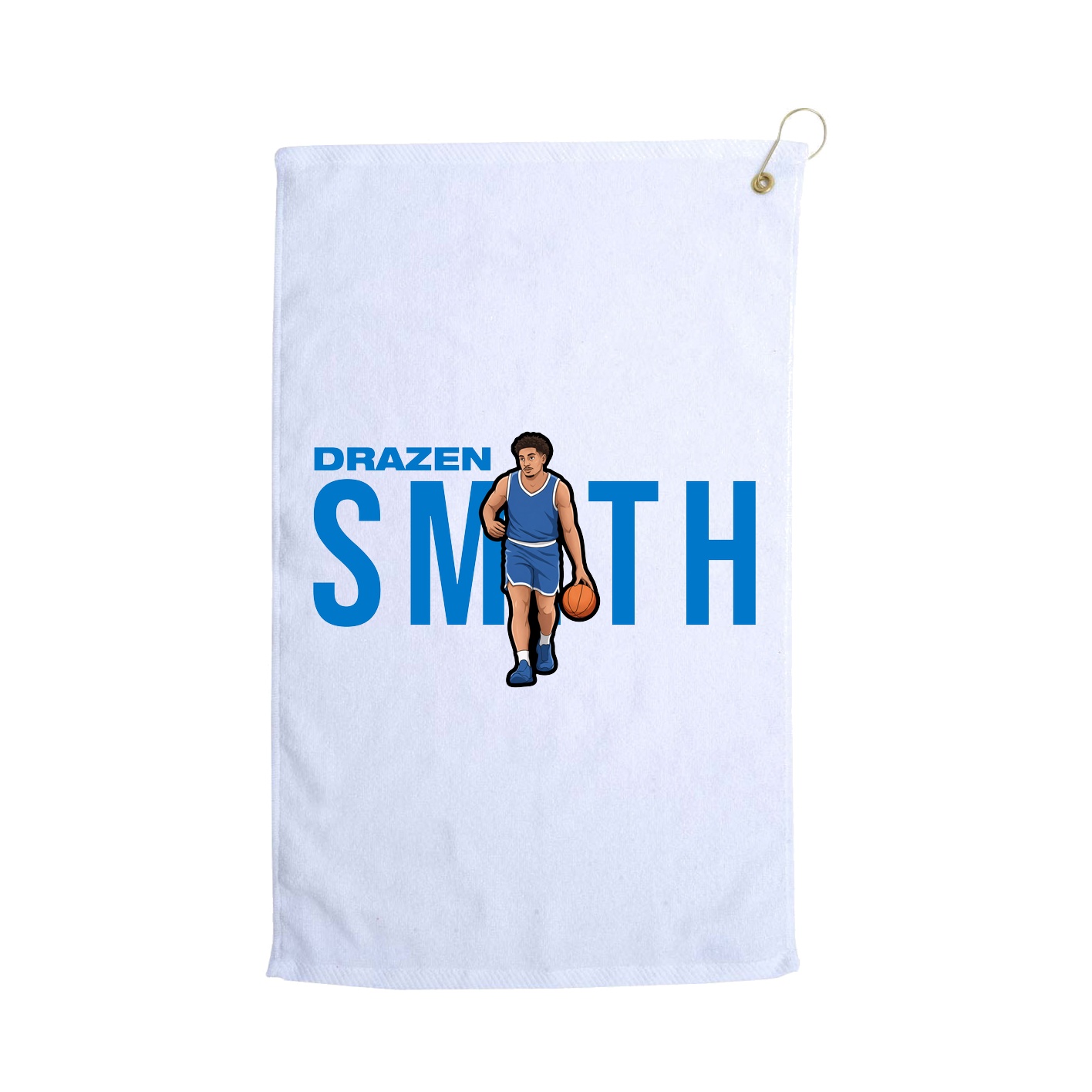 Golf Towel — Player Name in White