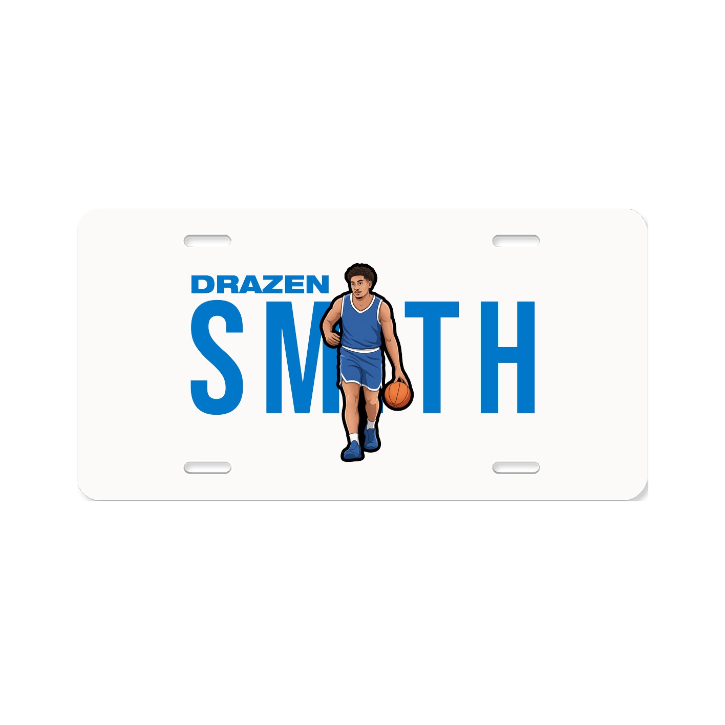 License Plate — Player Name in Classic