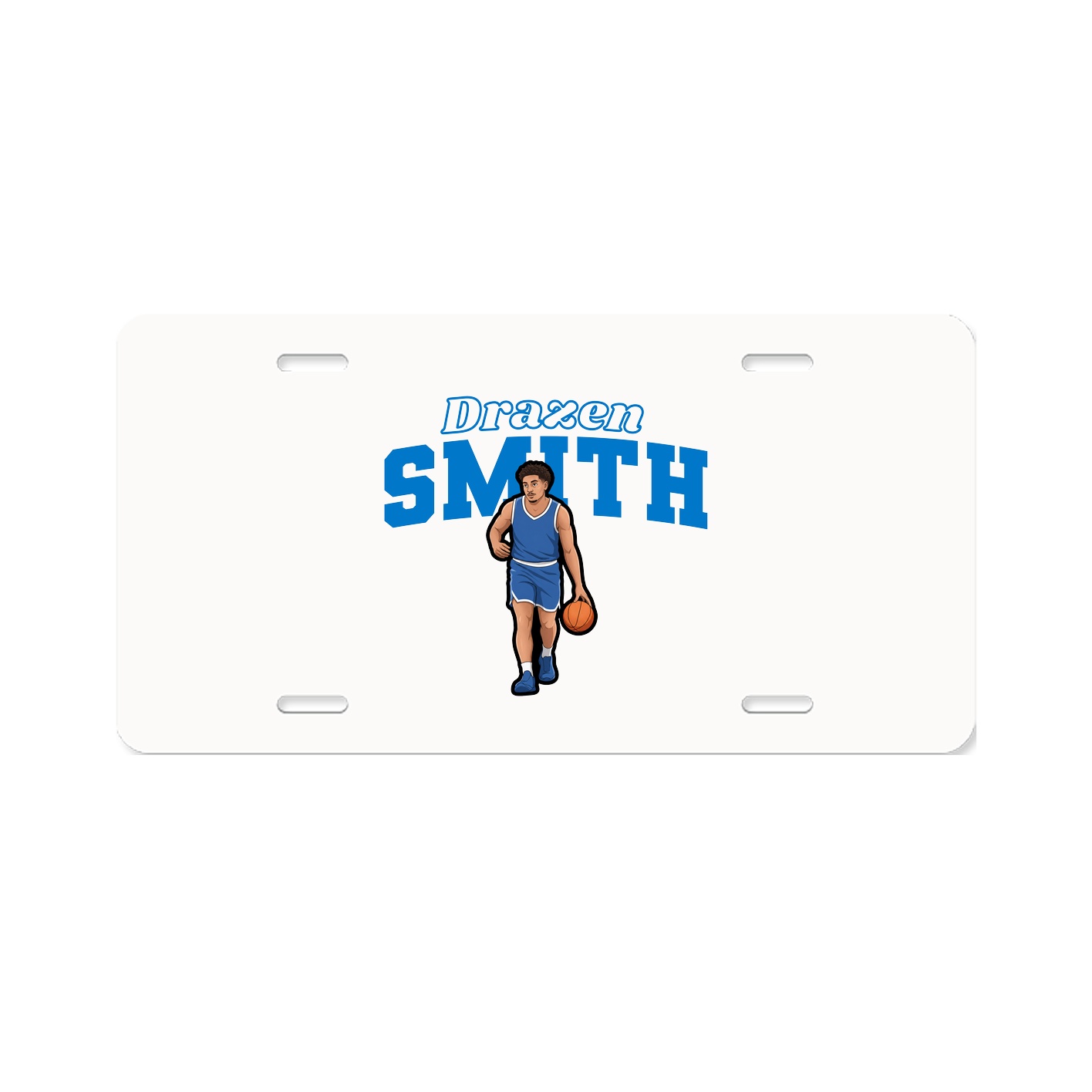 License Plate — Name Arch in Classic